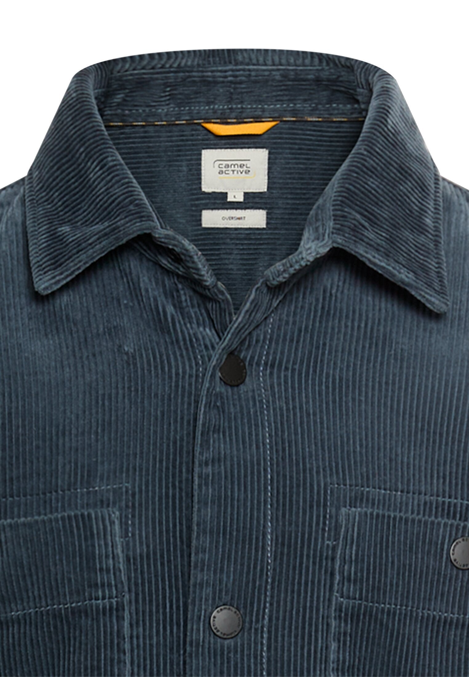 Overshirt aus Cord - 47-Tinted Blue - Blau