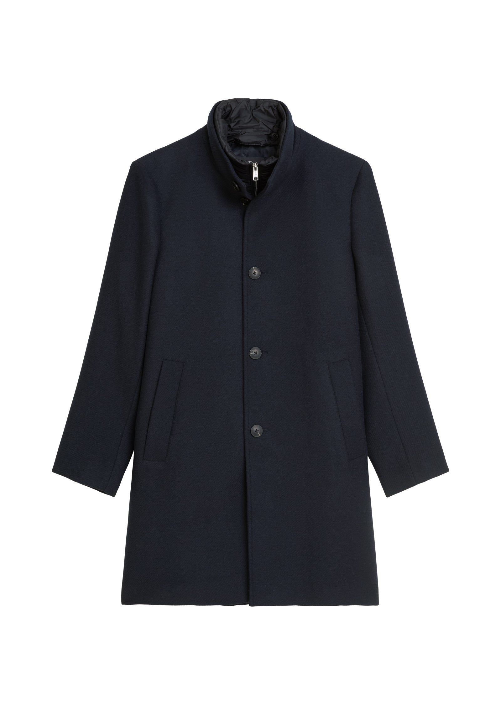 Mantel aus Wollmix - 898-dark navy - Blau