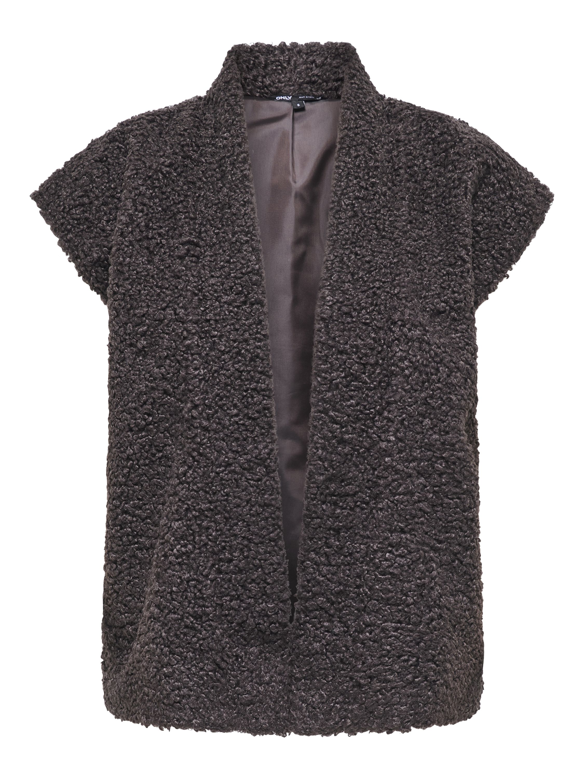 Teddyfell Weste - Seal Brown - Braun