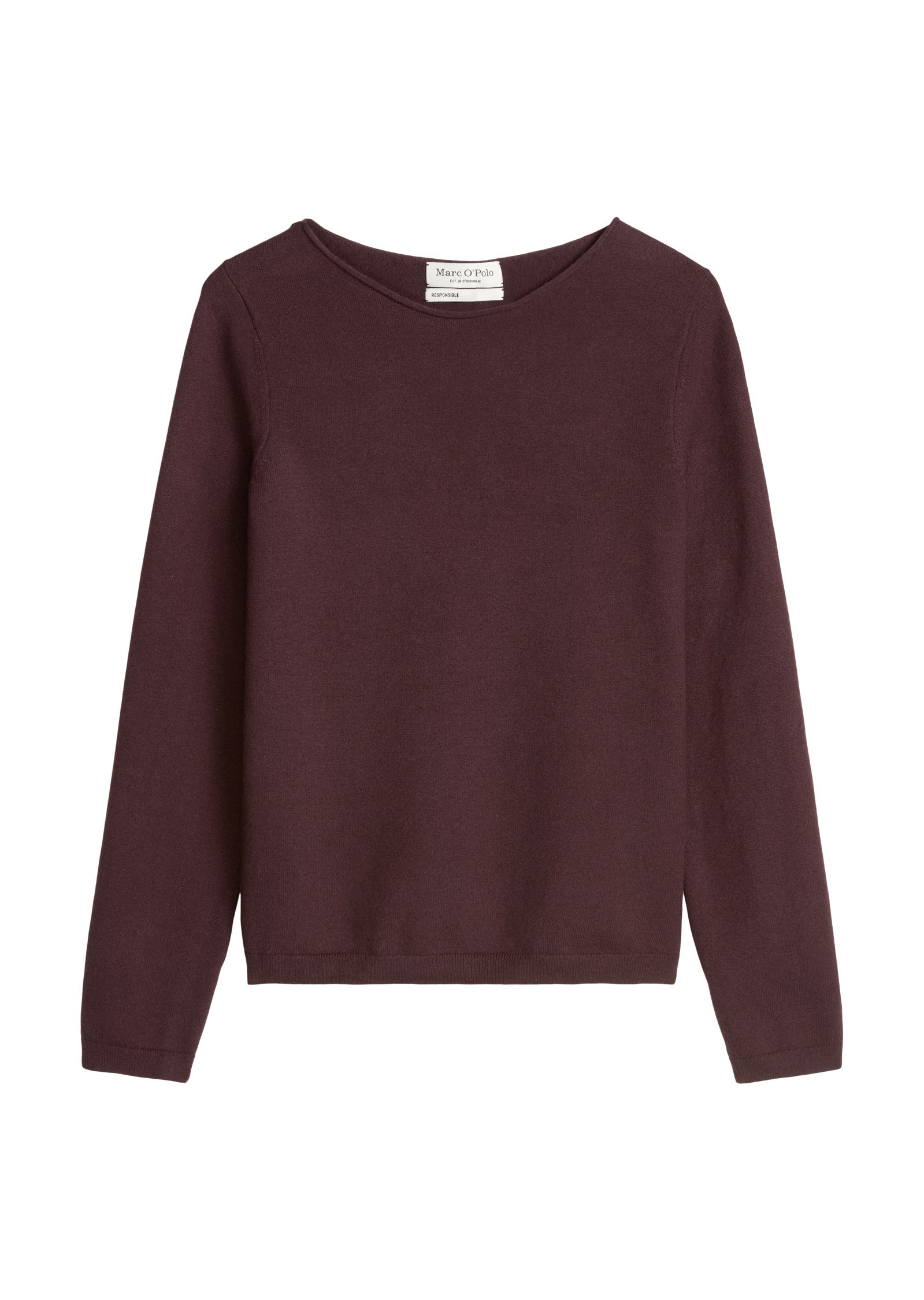 Langarmshirt - 697-black cherry - Schwarz