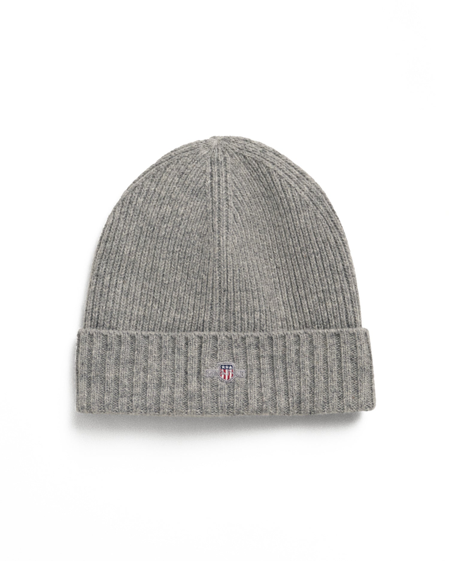 Strickmütze mit Logo - 93-GREY MELANGE - Grau