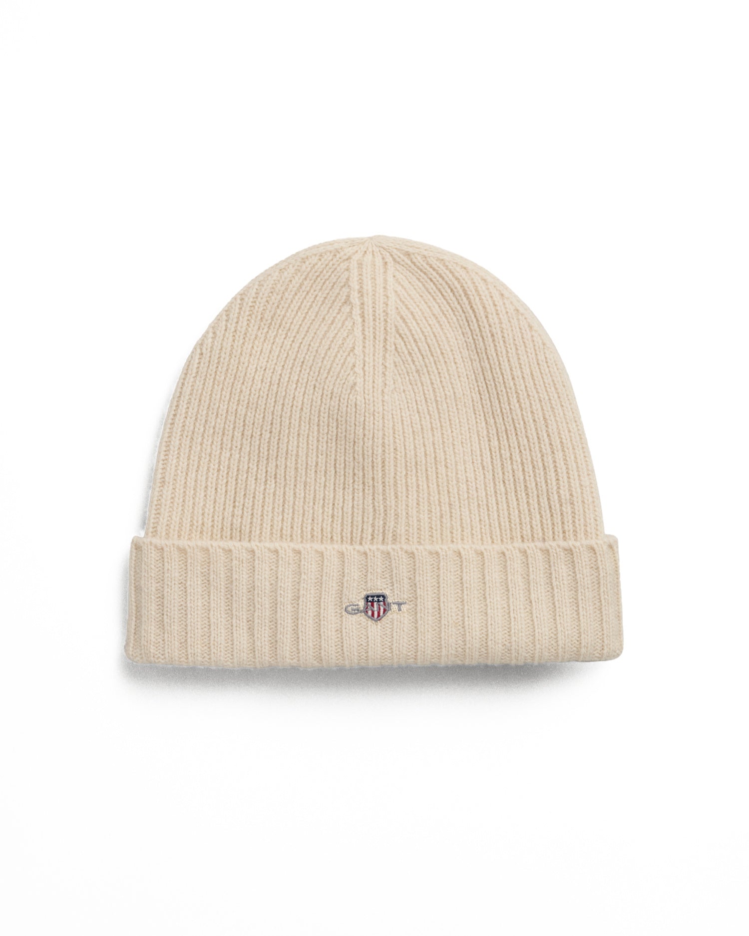 Strickmütze mit Logo - 130-CREAM - Creme