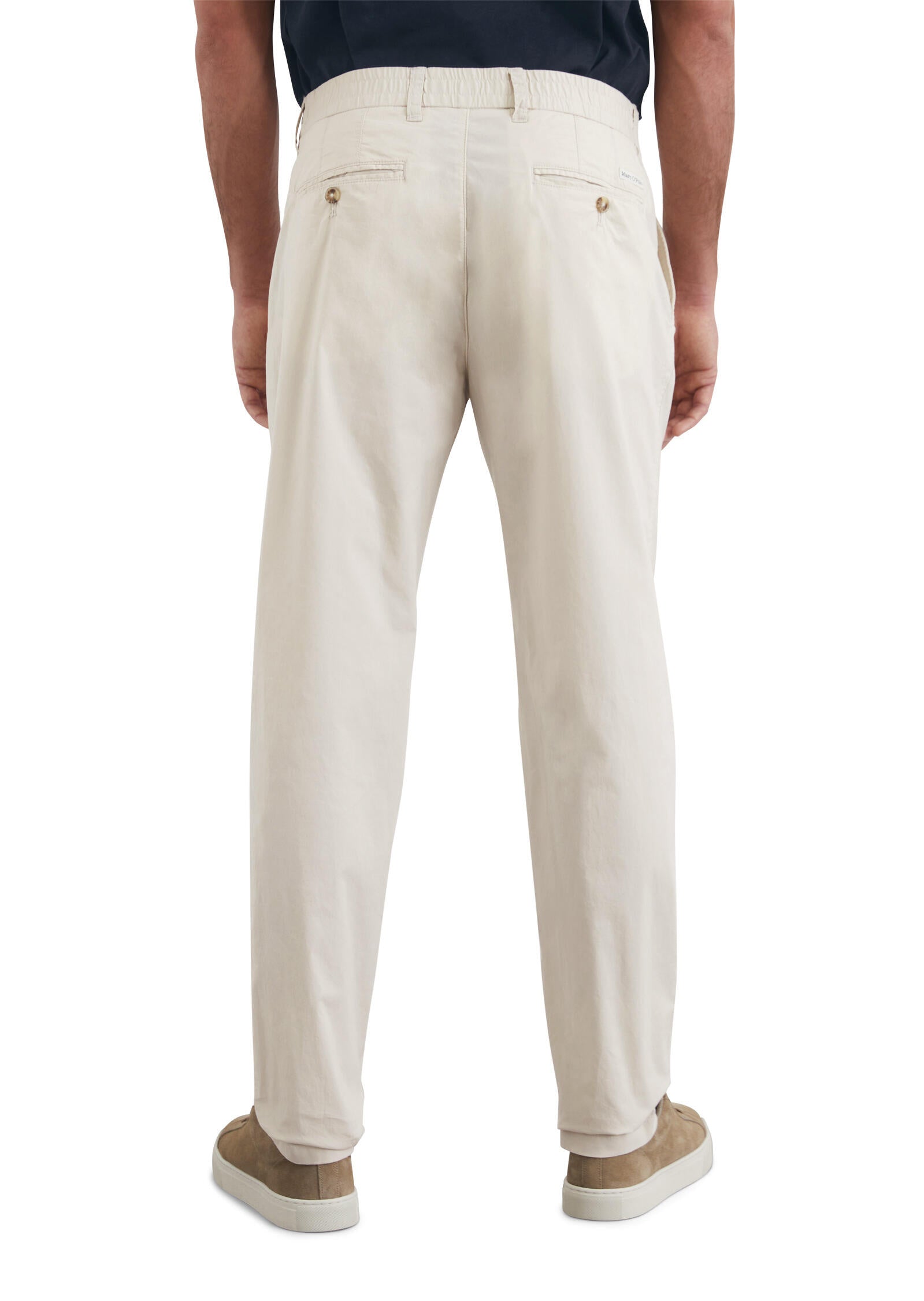 Joggpants Tapered Fit - 707-gray silk - Beige