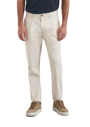 Joggpants Tapered Fit - 707-gray silk - Beige