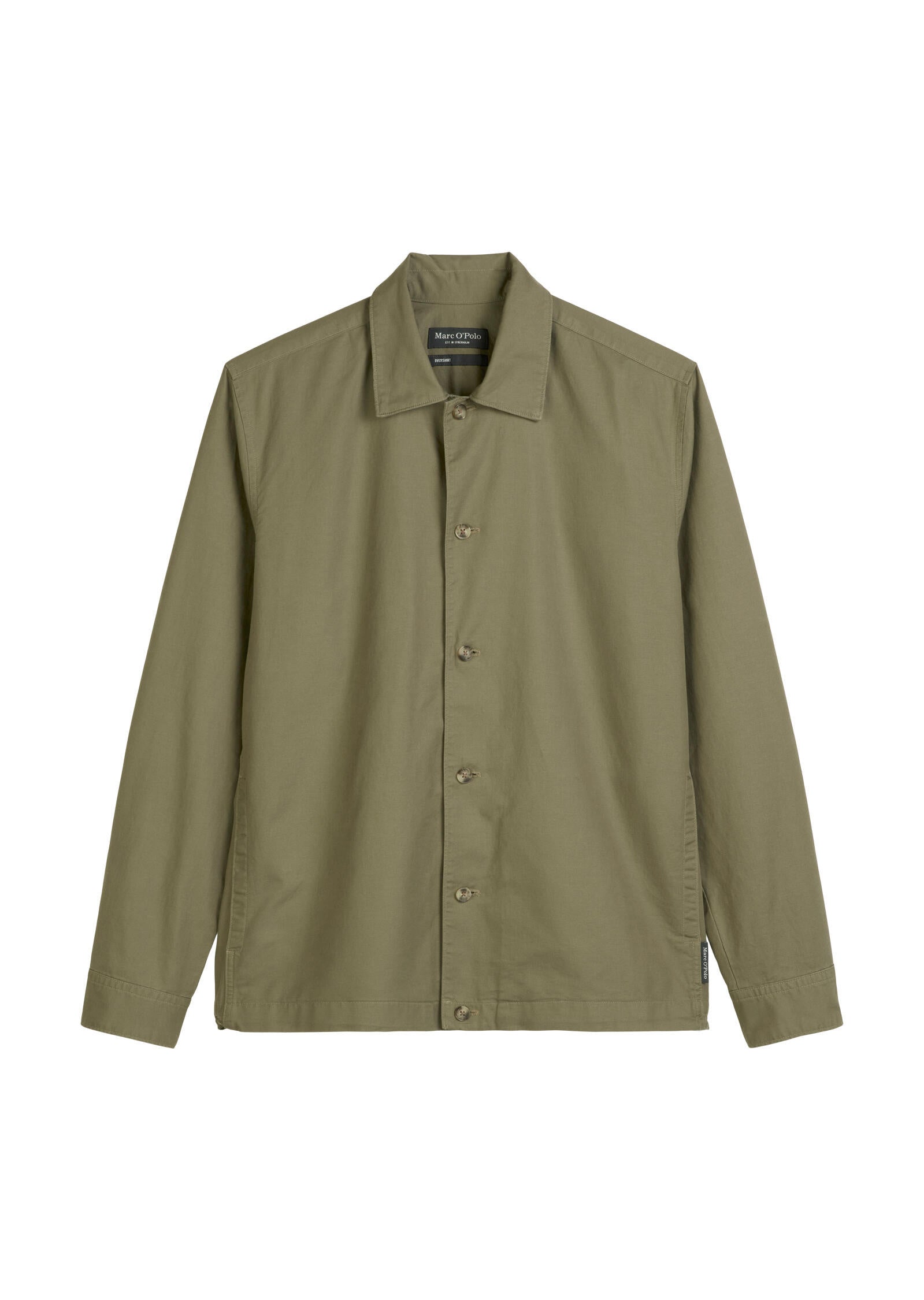 Overshirt aus Baumwolle - 452-oak ash - Grün