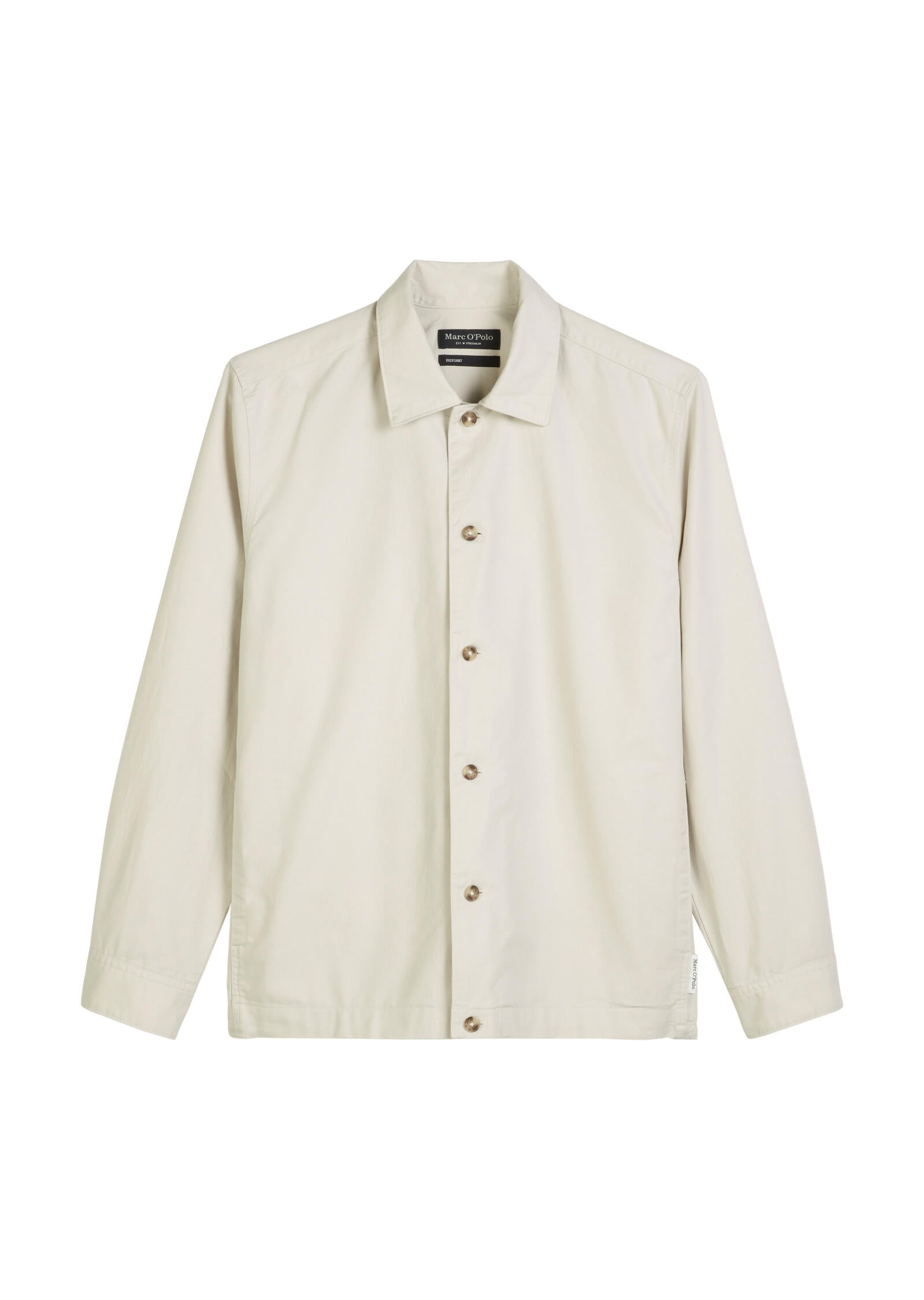 Overshirt aus Baumwolle - 707-gray silk - Beige
