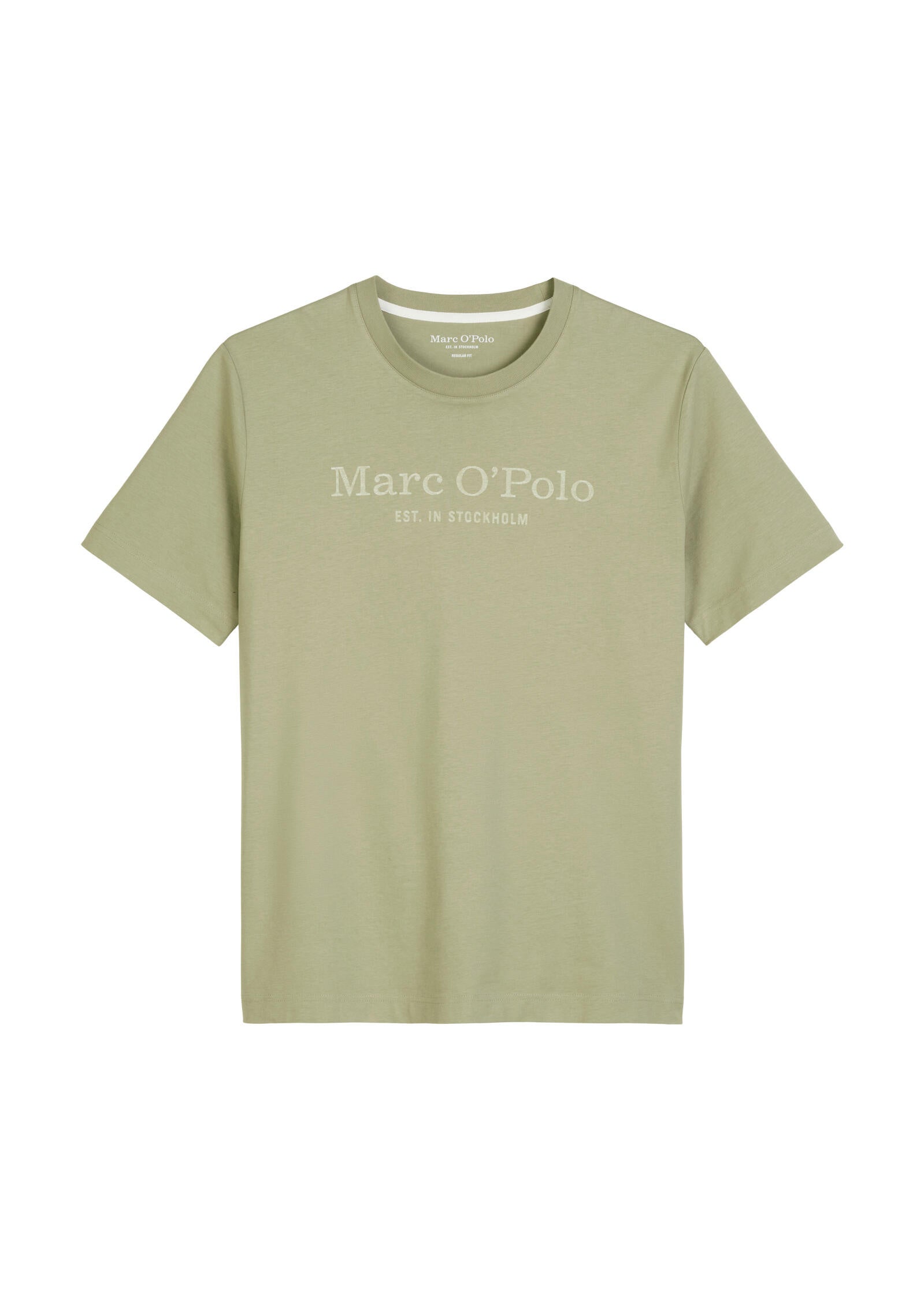 T-Shirt aus Baumwolle - 443-summer sage - Grün