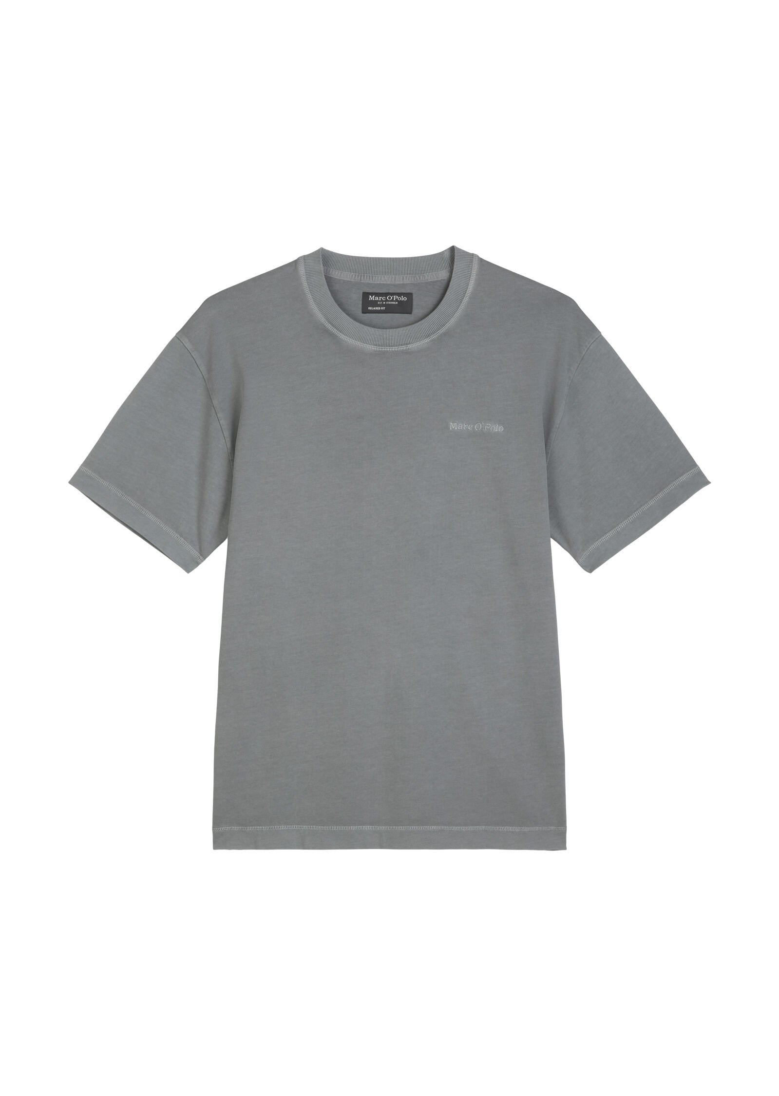 T-Shirt aus Baumwolle - 953-berlin breeze - Grau