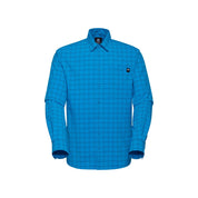 Funktionshemd LENNI kariert - 50591-glacier blue-marine - Blau