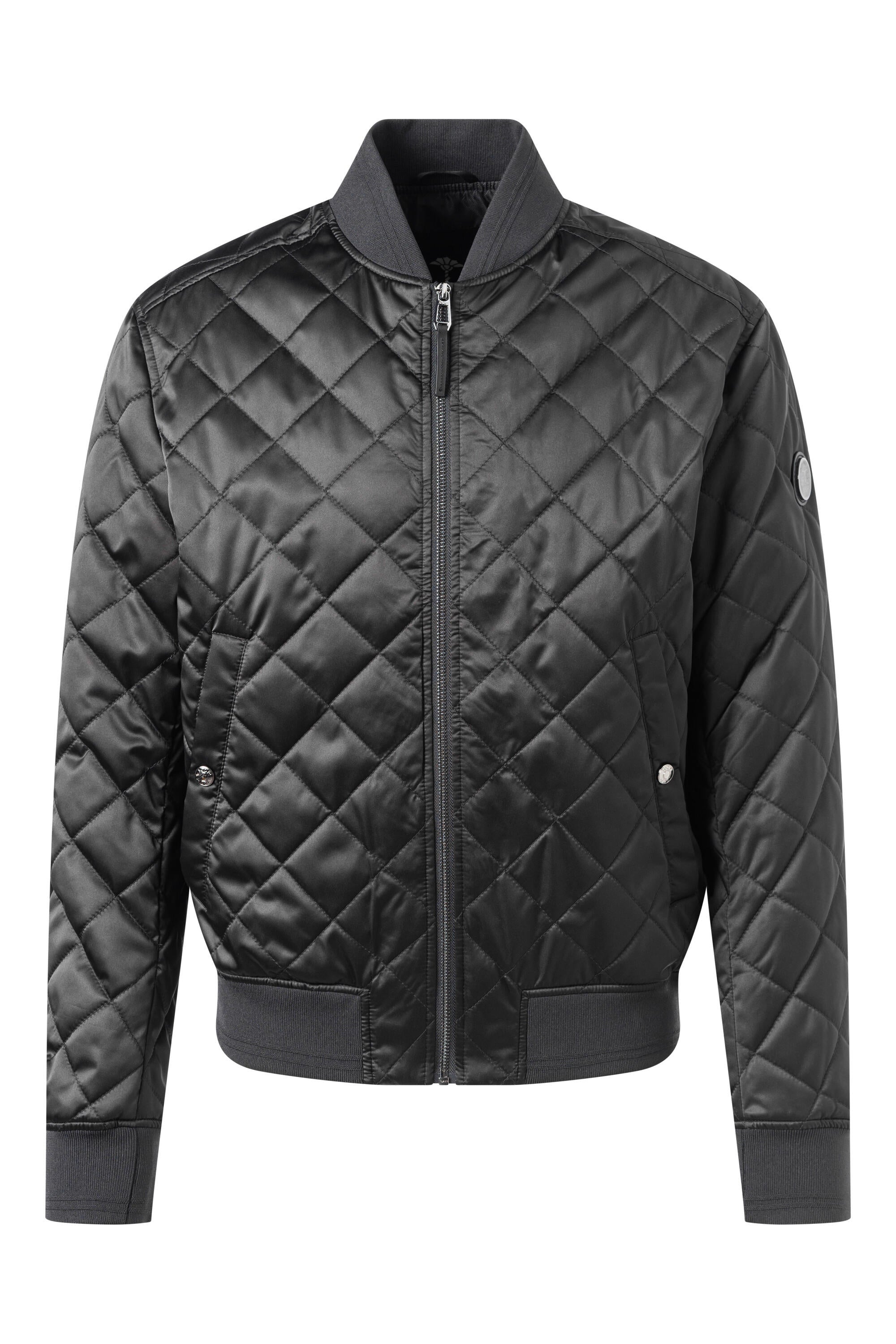 Bomberjacke ADAMS mit Stehkragen - 001 - Schwarz