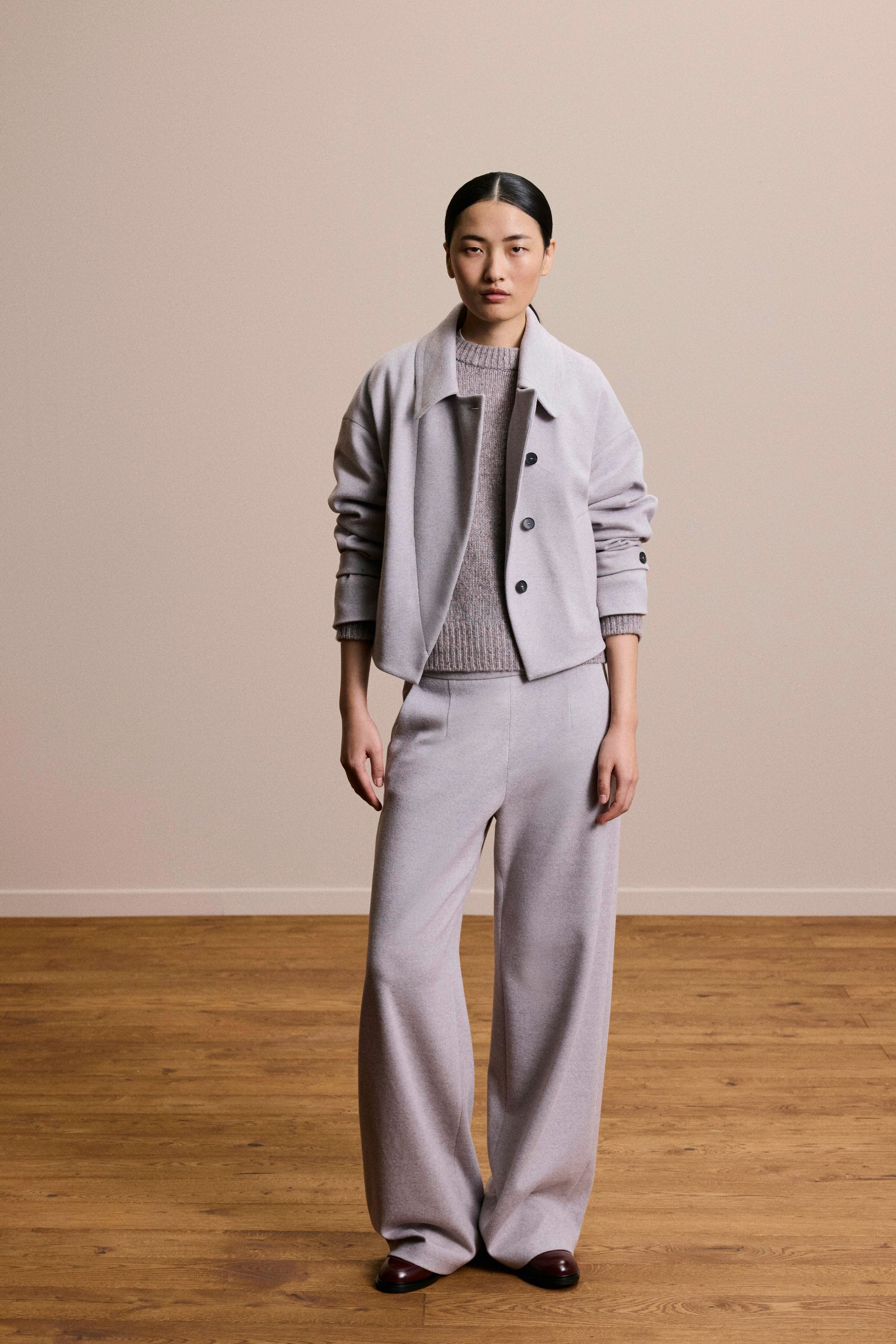 Kurzmantel Regular Fit - Open Beige - Beige