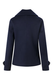 Caban aus Schurwolle - Navy 415 - Blau
