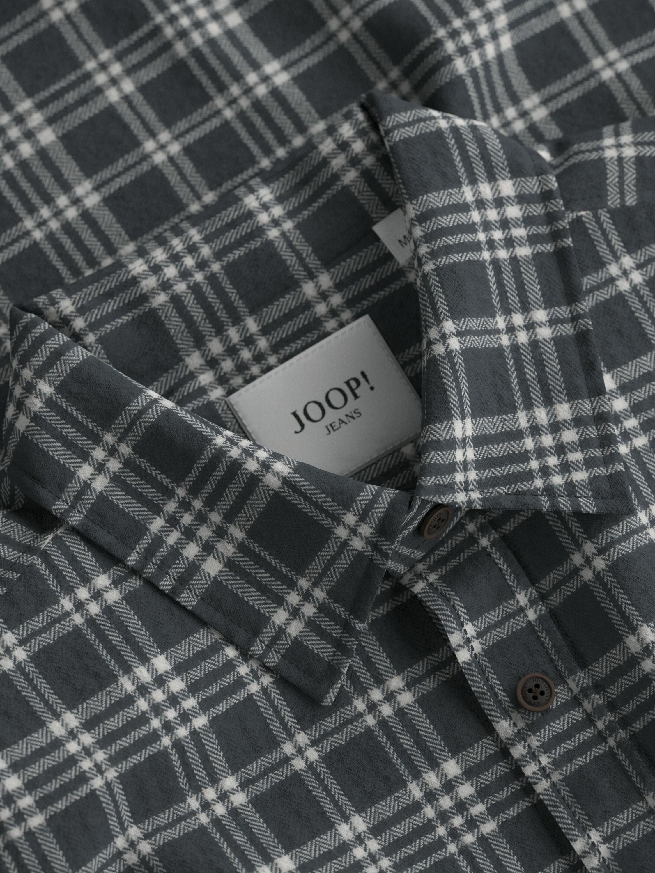 Flanellhemd Modern Fit - 404-Dark Blue - Blau