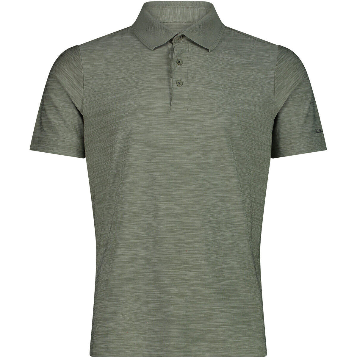 Funktionsshirt im Polo-Stil - E651-SAGE MEL. - Khaki
