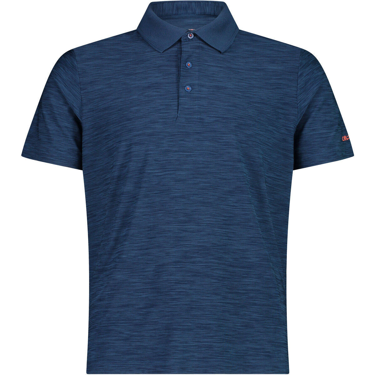 Funktionsshirt im Polo-Stil - L973-OCEAN MEL. - Blau