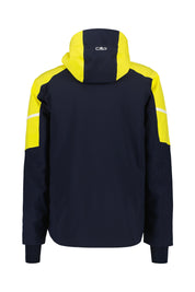 Skijacke mit Kapuze - N950-BLACK BLUE - Gelb