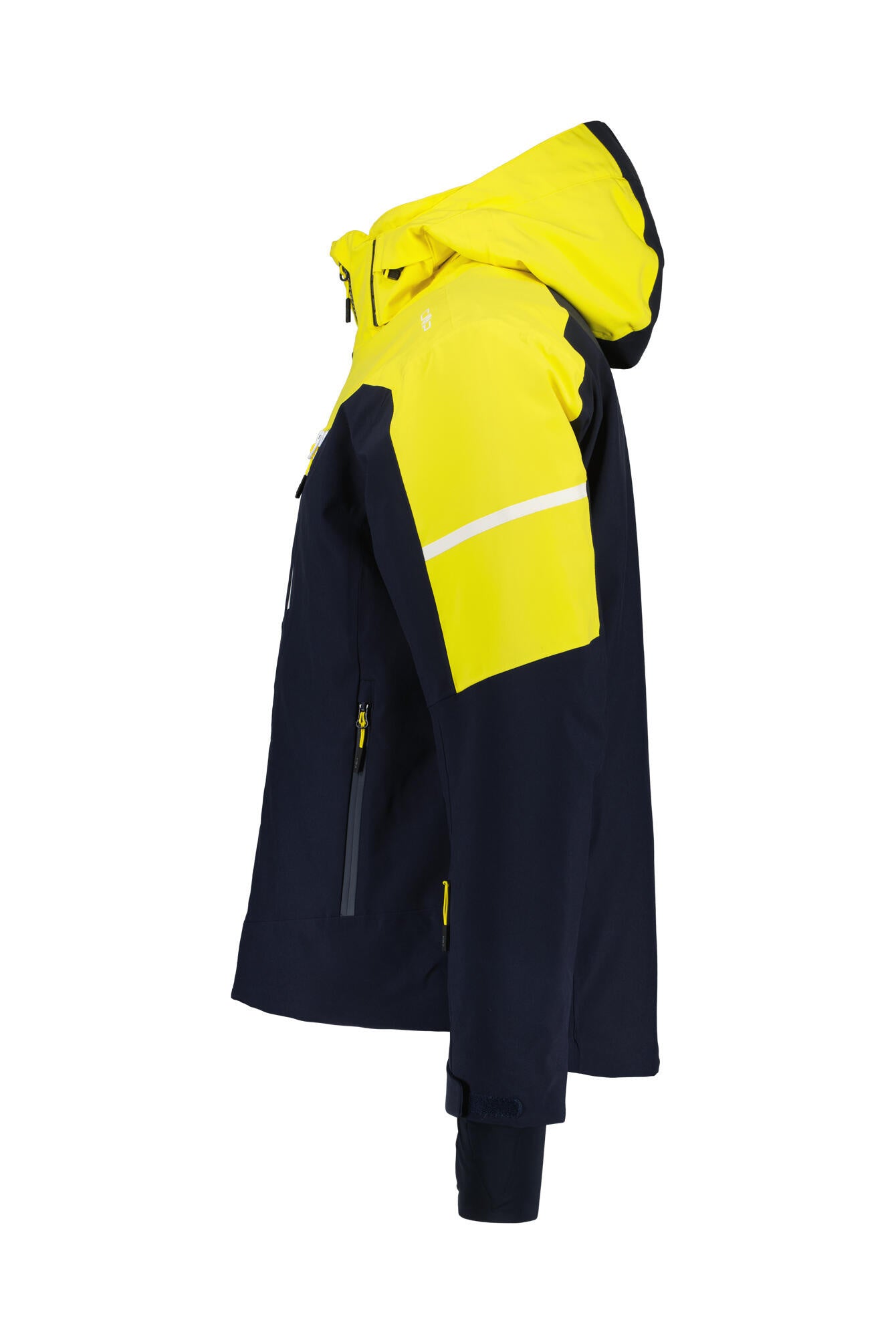 Skijacke mit Kapuze - N950-BLACK BLUE - Gelb