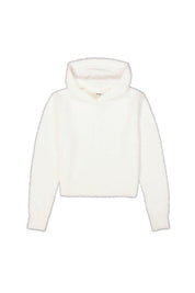 Strickpullover mit Kapuze - 53-off white - Weiß