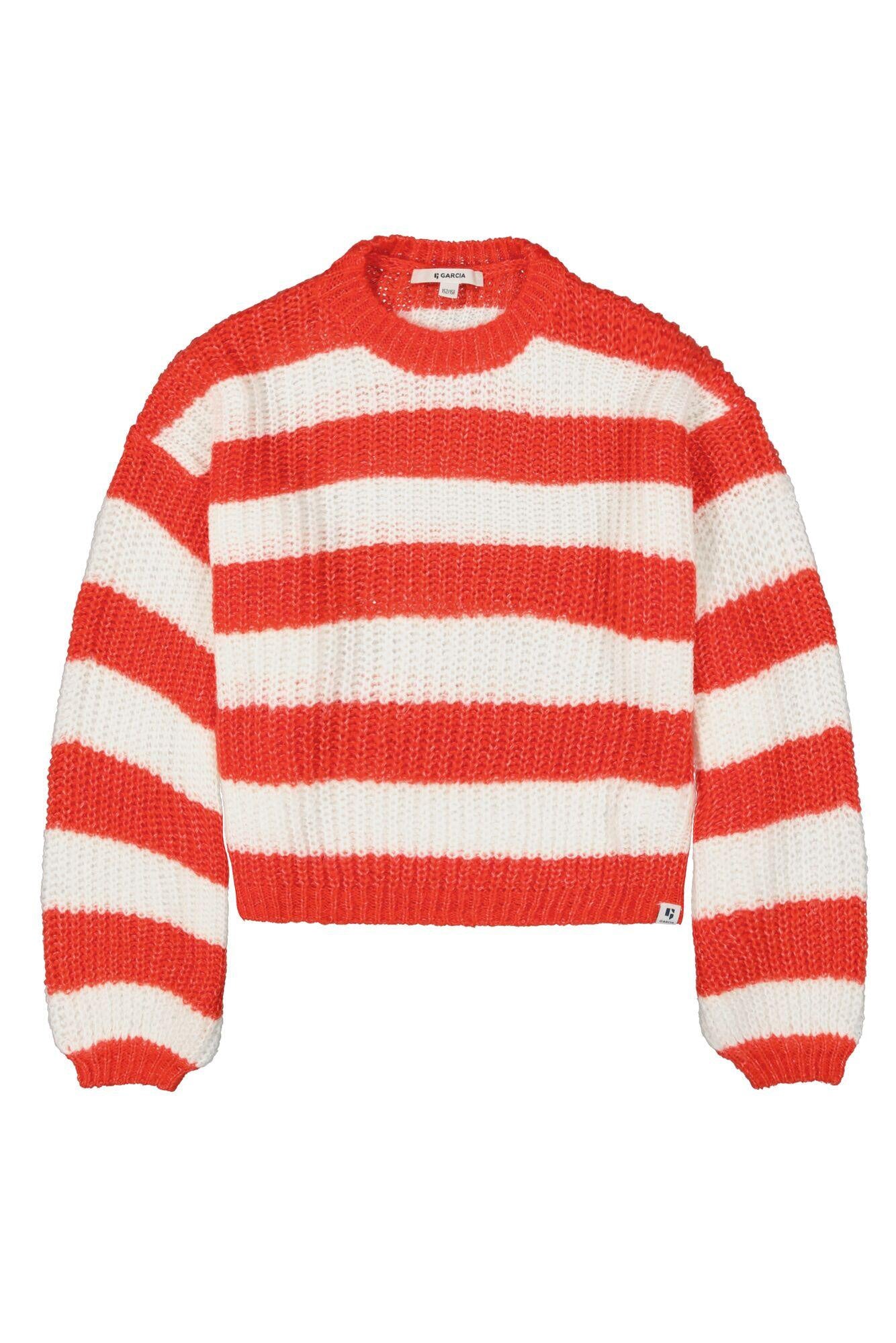 Strickpullover - 3016-chili red - Rot