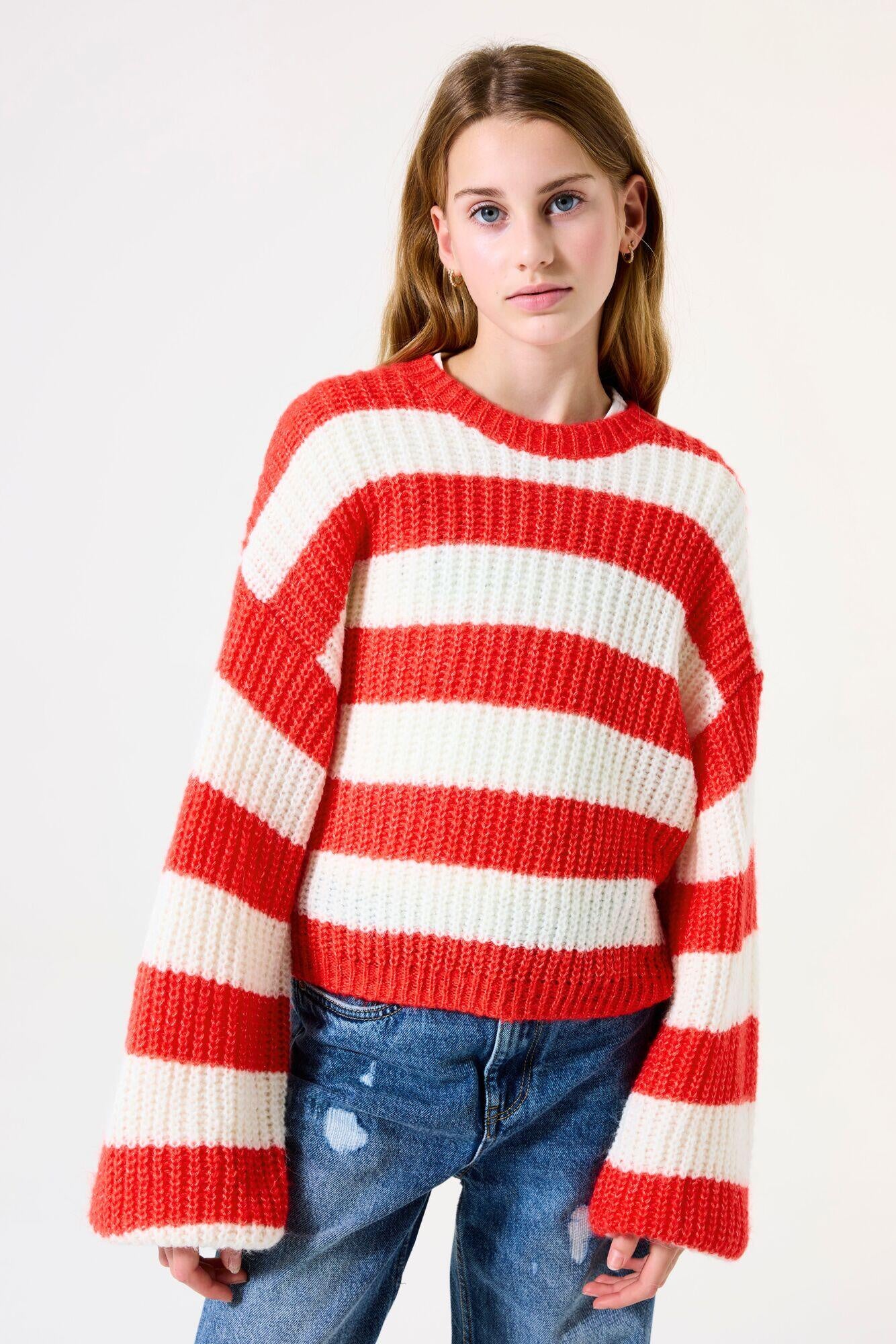 Strickpullover - 3016-chili red - Rot