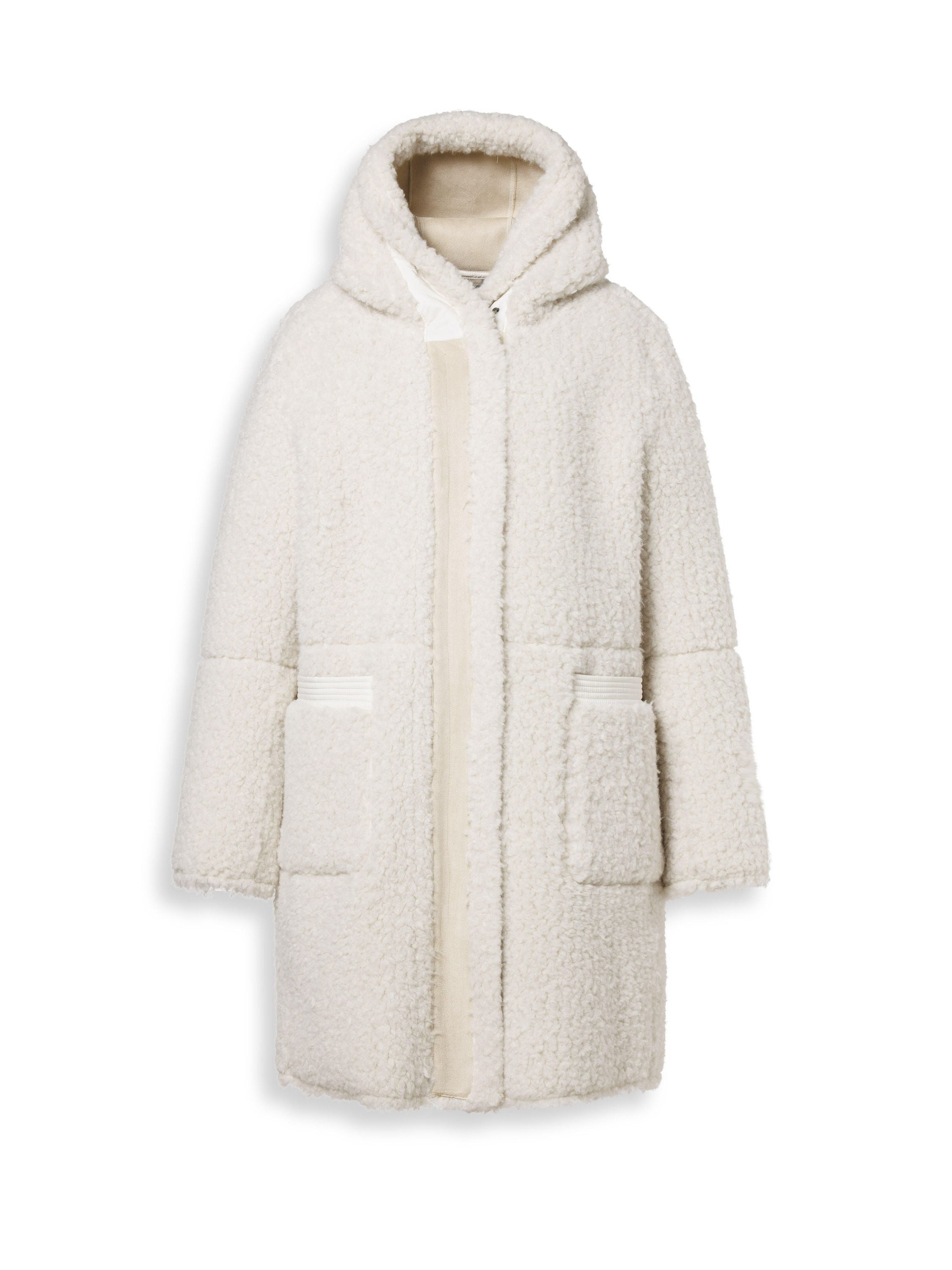 Mantel VESA aus Fun Fur - 8210-antique white - Creme