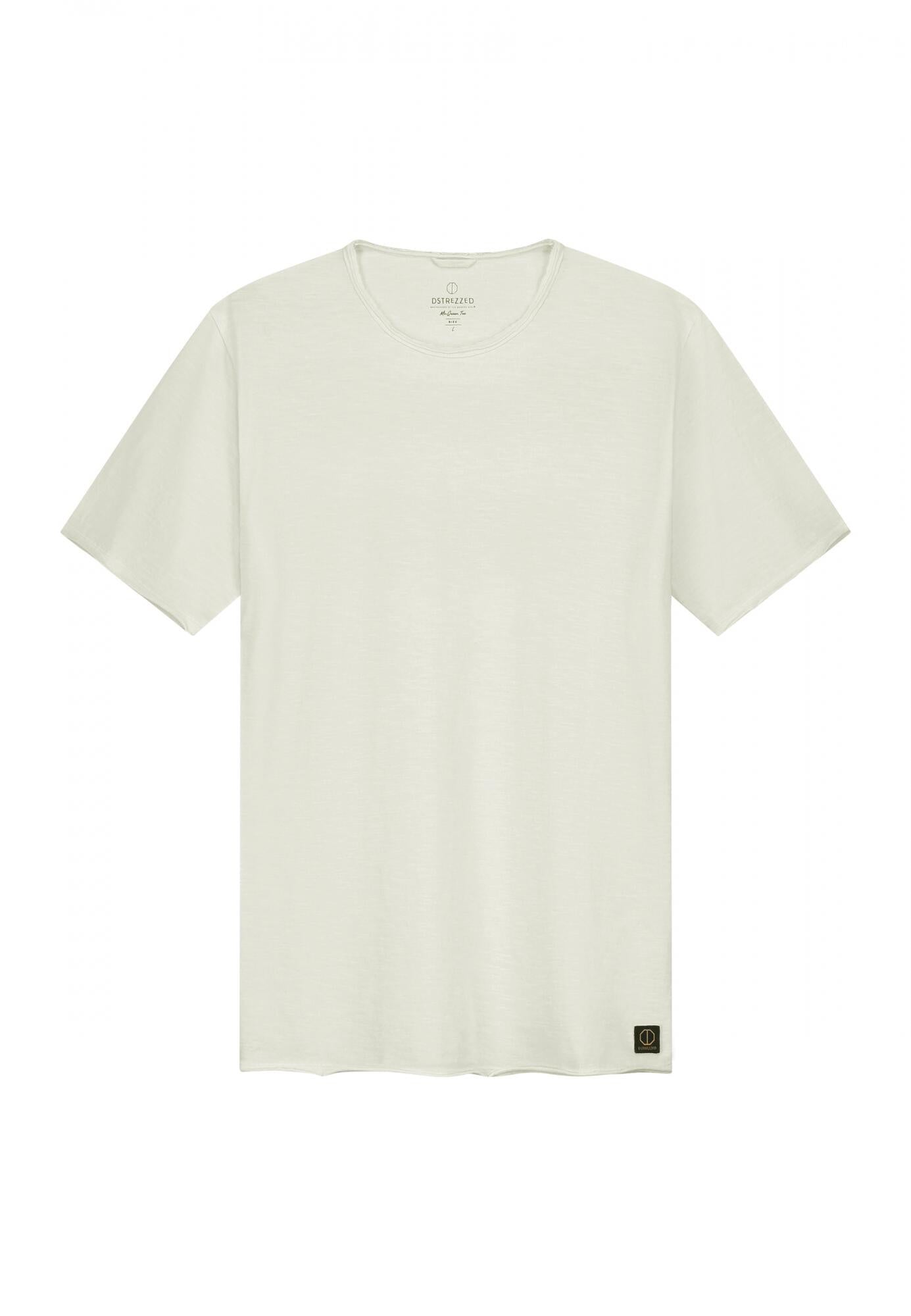 T-Shirt aus Baumwolle - 102-Offwhite - Creme