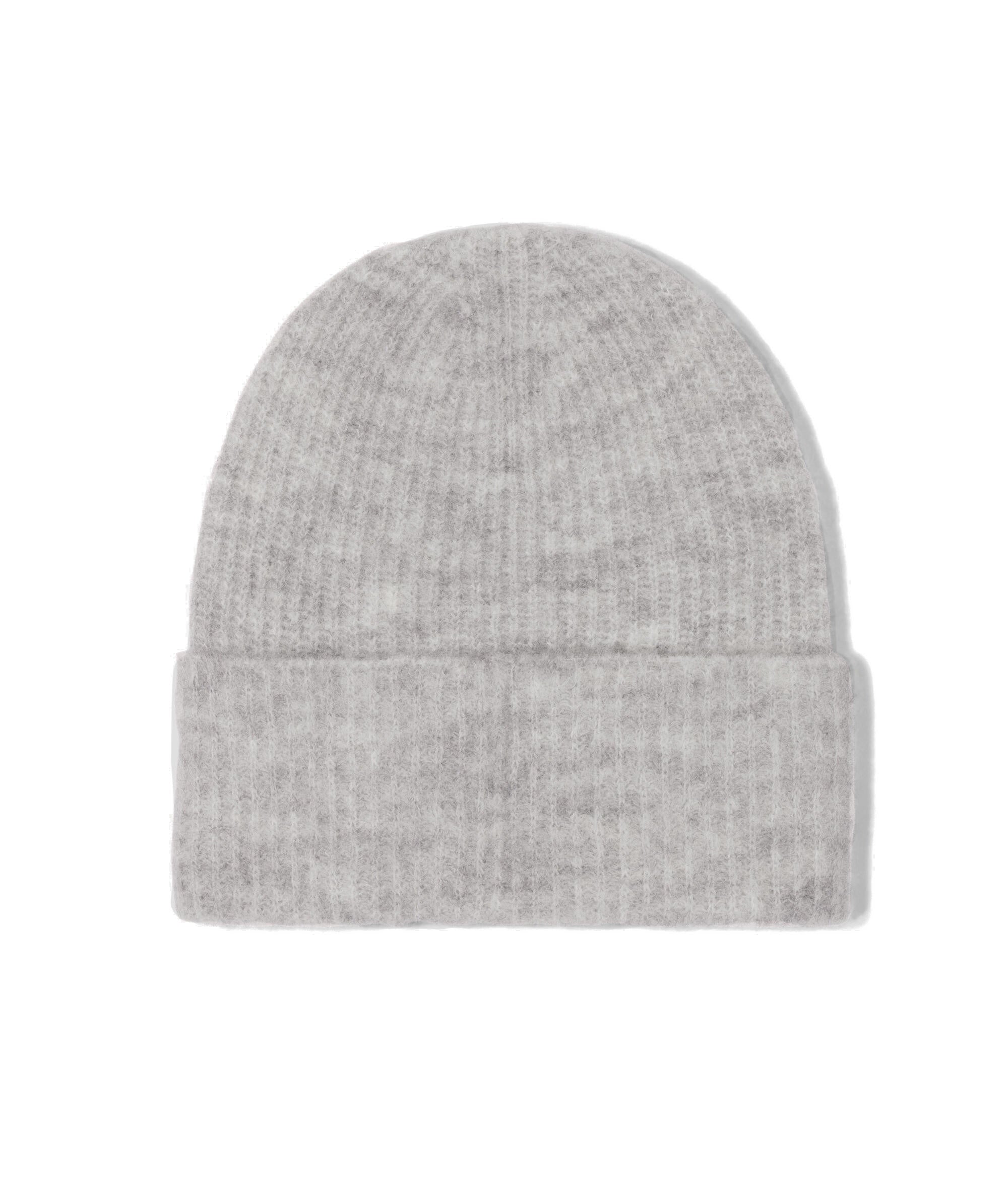 Strickmütze aus Alpakamix - 4001-light grey melee - Grau
