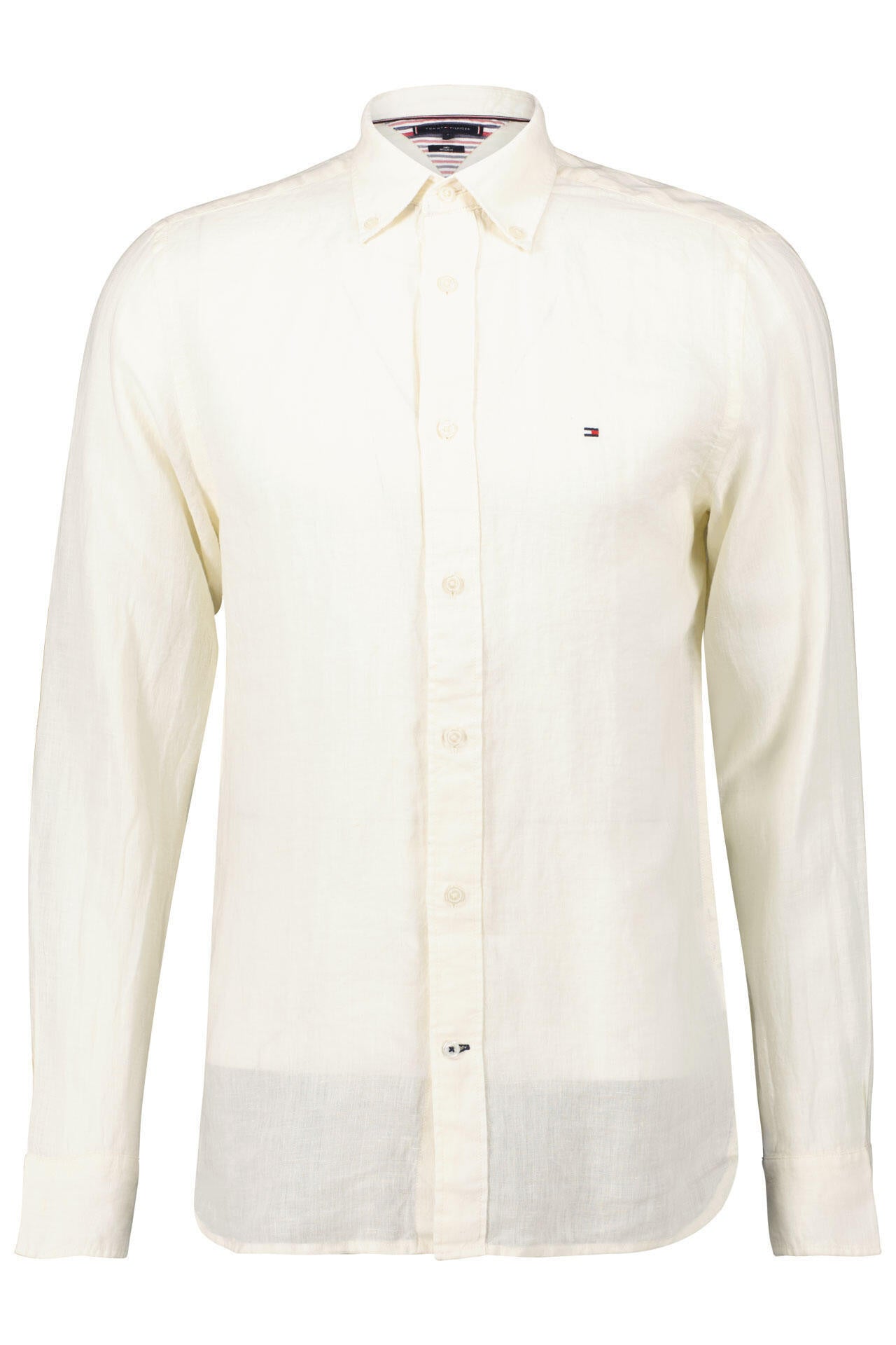 Leinenhemd Regular Fit - YBI-WHITE - Creme | Gelb