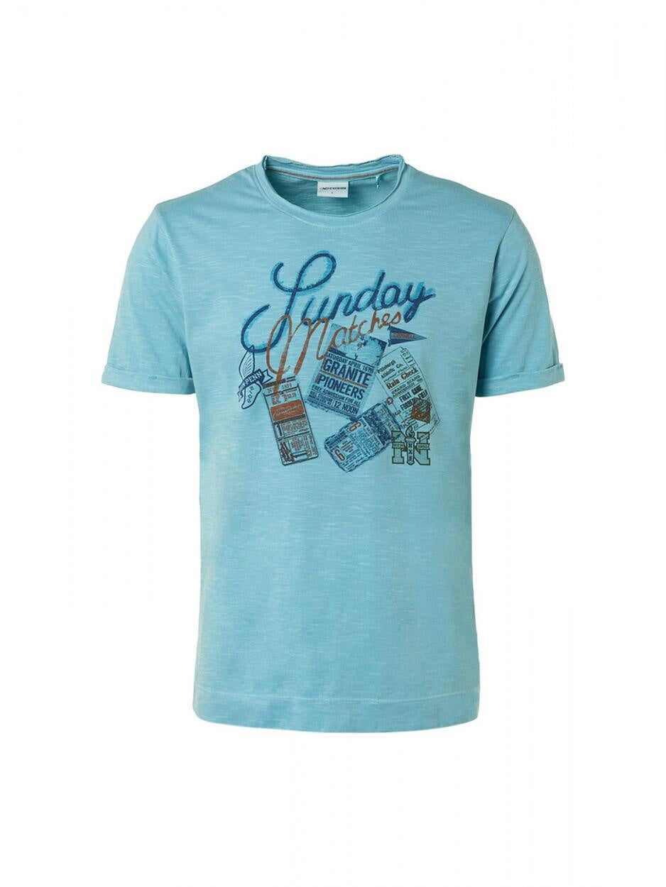 T-Shirt - 128-Light Aqua - Blau