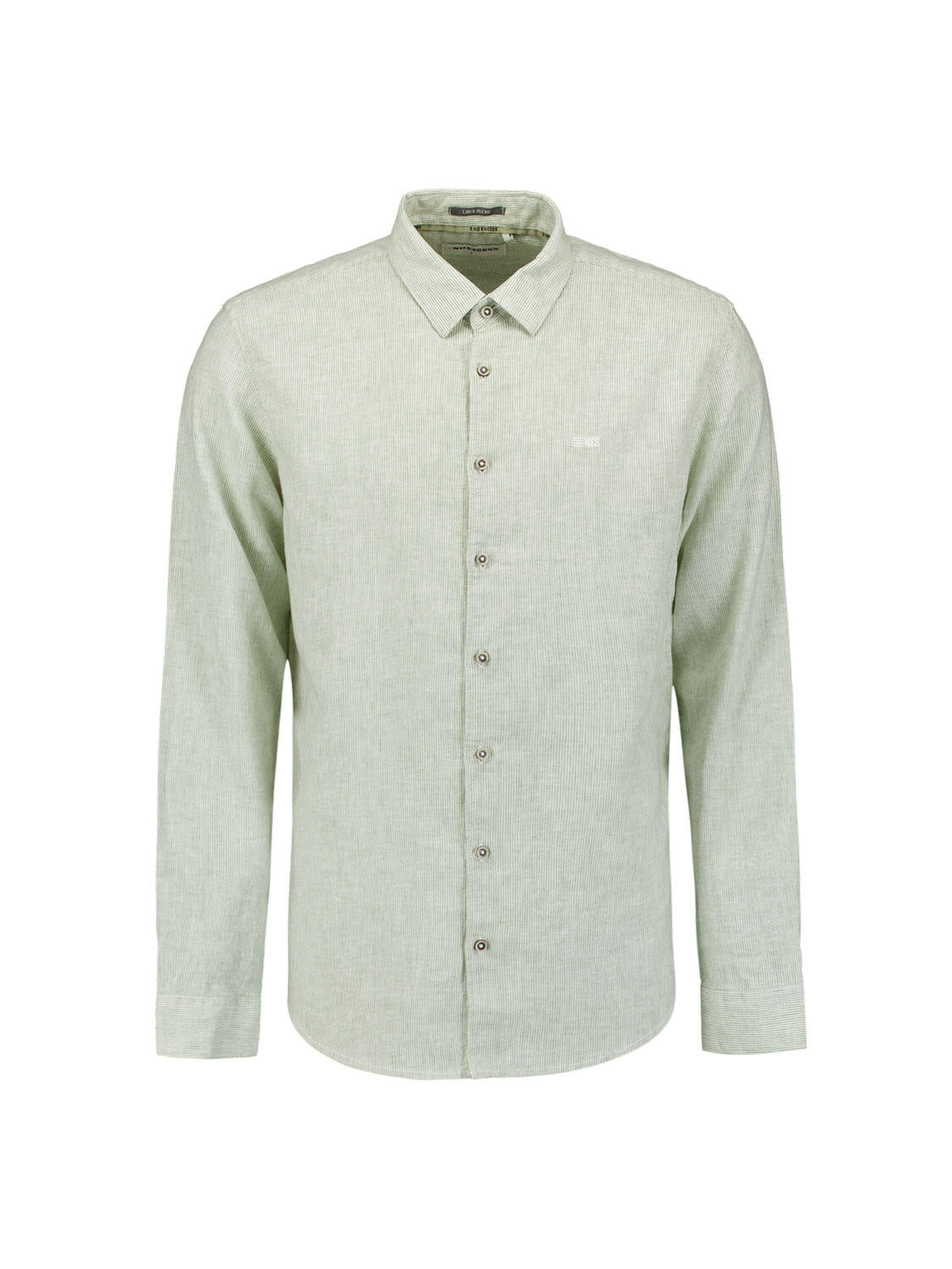 Leinenhemd Regular Fit - 050-Green - Grün
