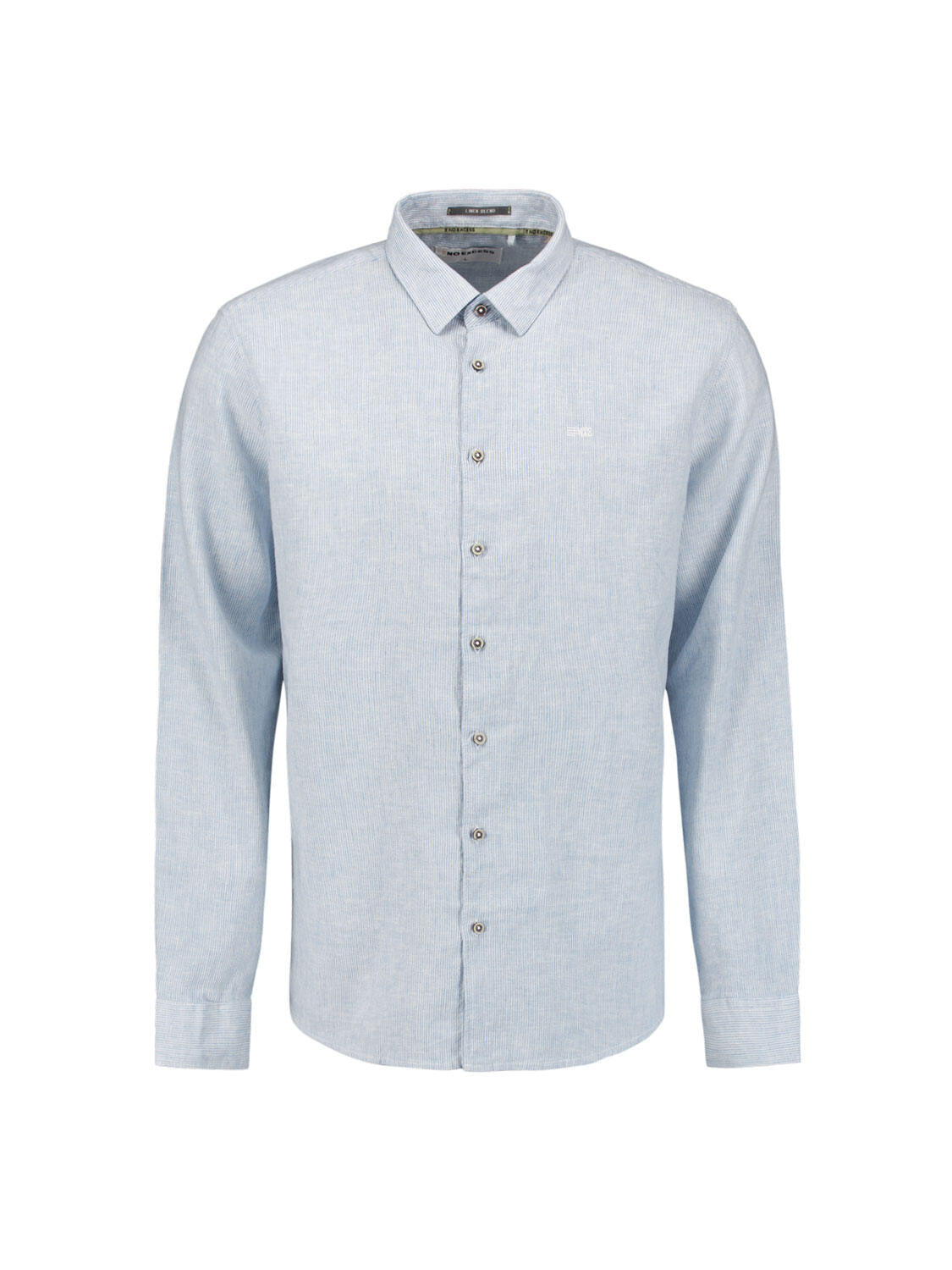 Leinenhemd Regular Fit - 130-Cloud - Blau