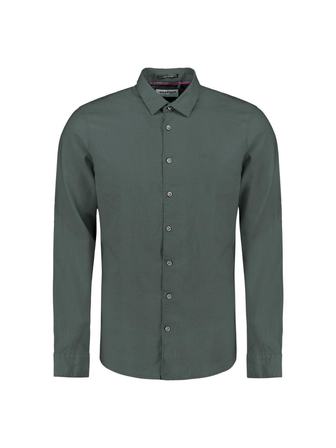 Hemd Regular Fit - 124-Dark Steel - Grün