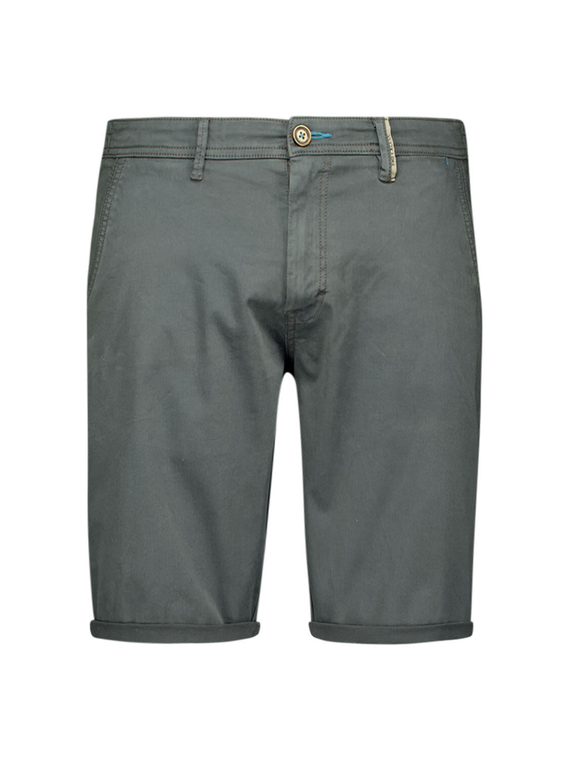 Chino-Shorts Regular Fit - 124-Dark Steel - Grün