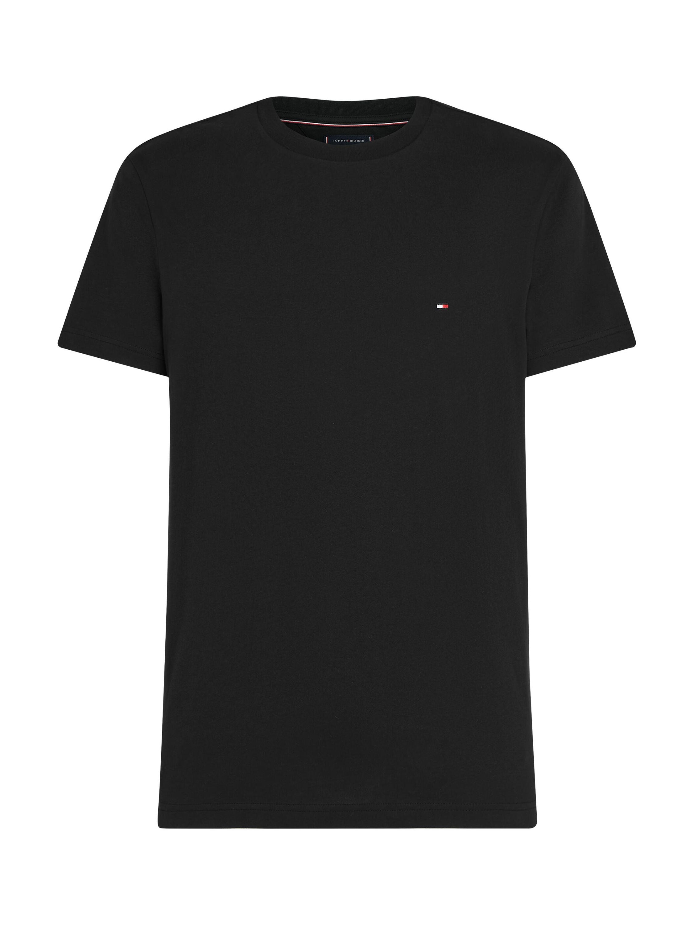 T-Shirt aus Baumwolle - BDS-BLACK - Schwarz