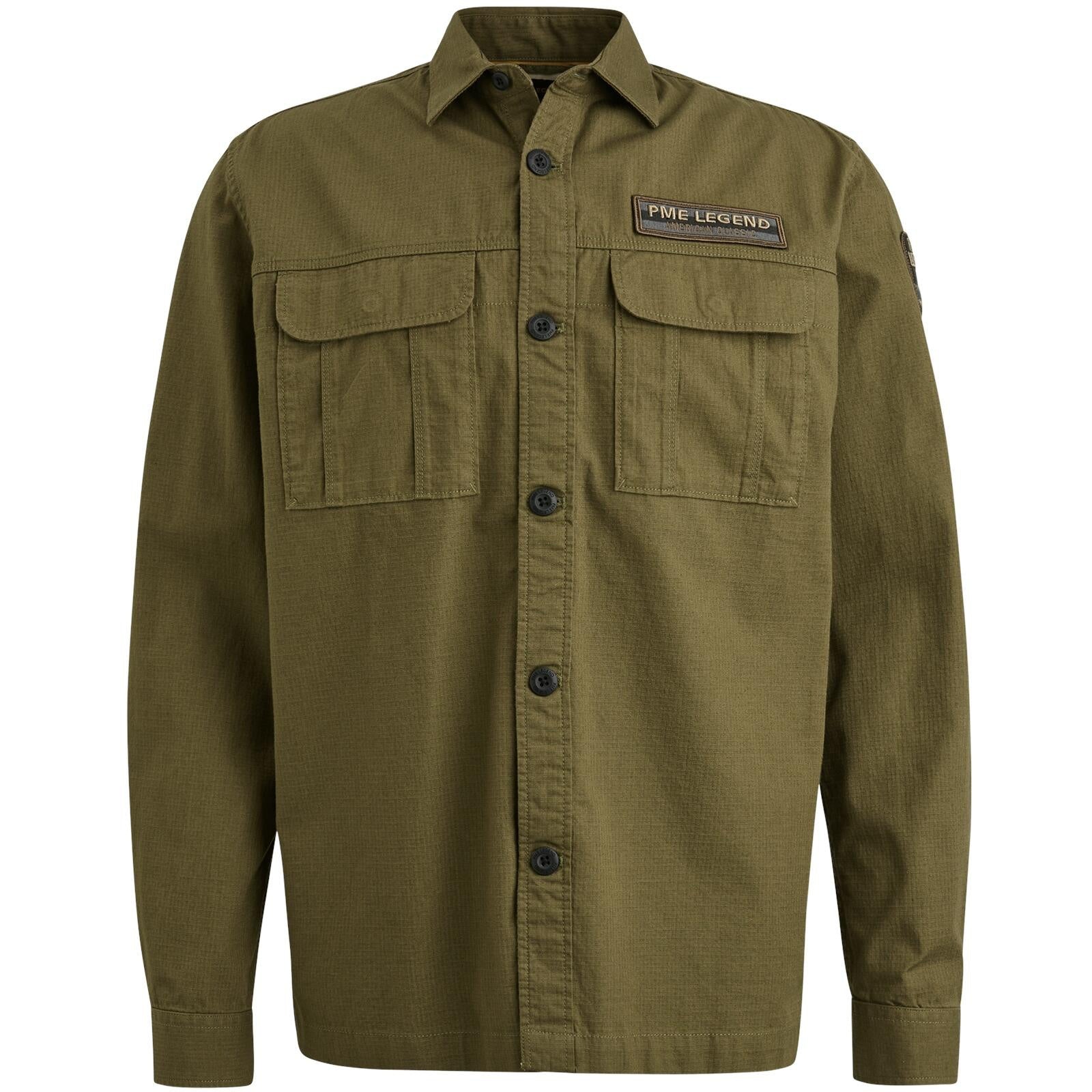Cargo-Overshirt Regular Fit - 6380-Loden Green - Khaki