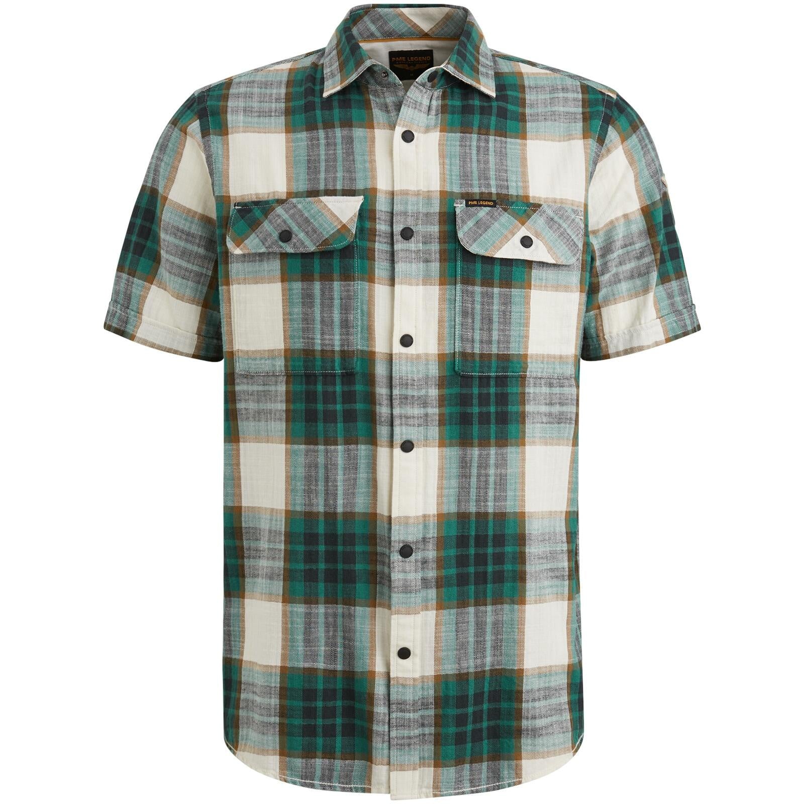 Freizeithemd Regular Fit - 6072-Deep Jungle - Grün