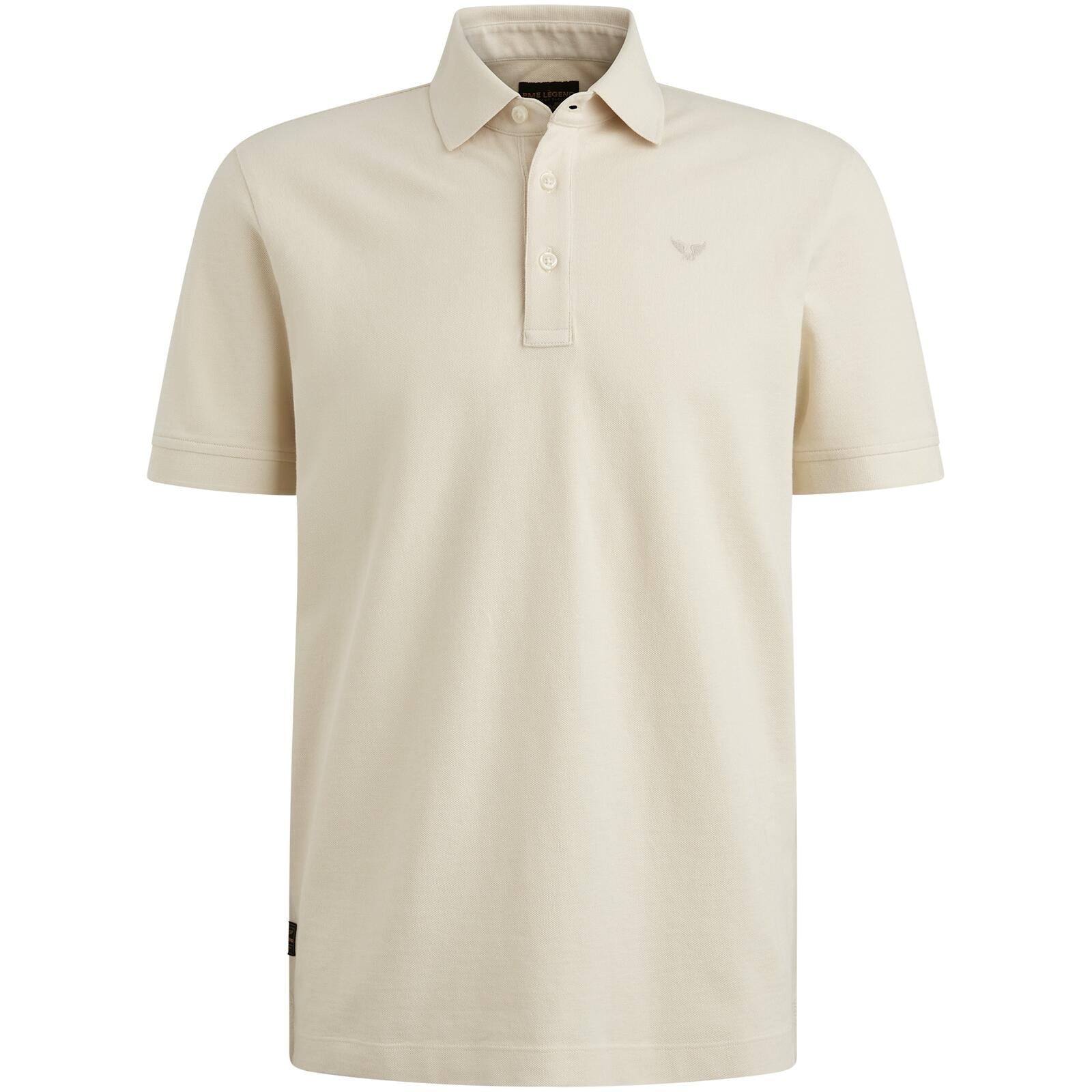 Poloshirt aus Bauwmwolle - 7013-Bone White - Beige