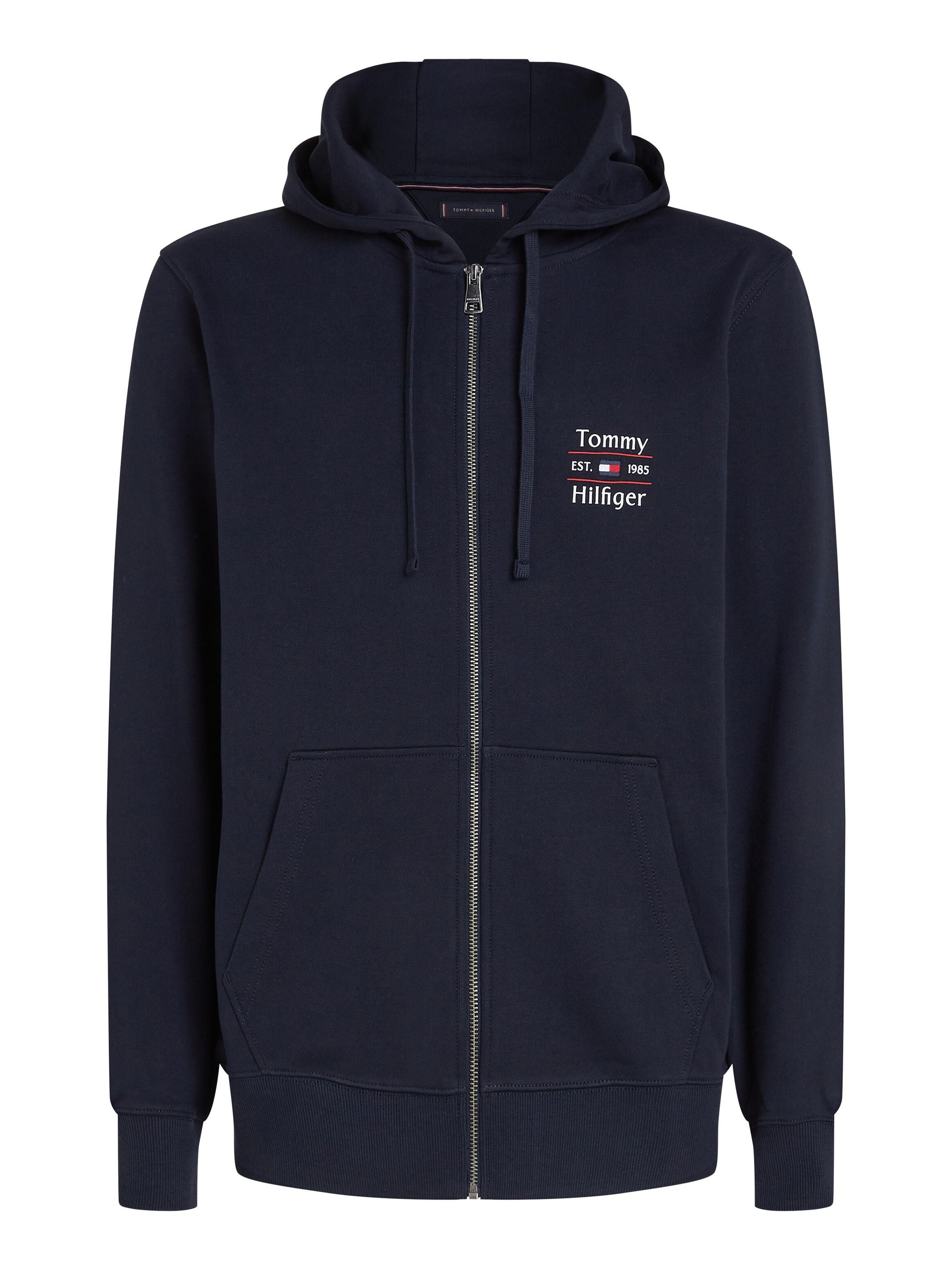 Hooded Reiverschluss Sweatjacke Hoodie Herren Tommy Hilfiger