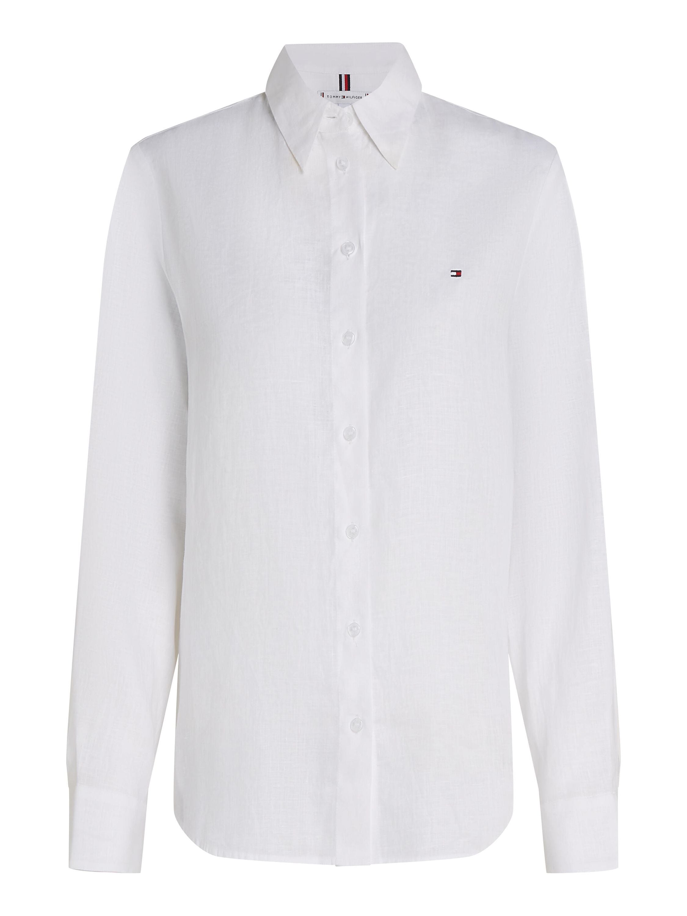 Leinenbluse Relaxed Fit - YCF-WHITE - Creme