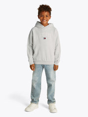 Sweathoodie aus Baumwollmix - PMT-GREY - Grau