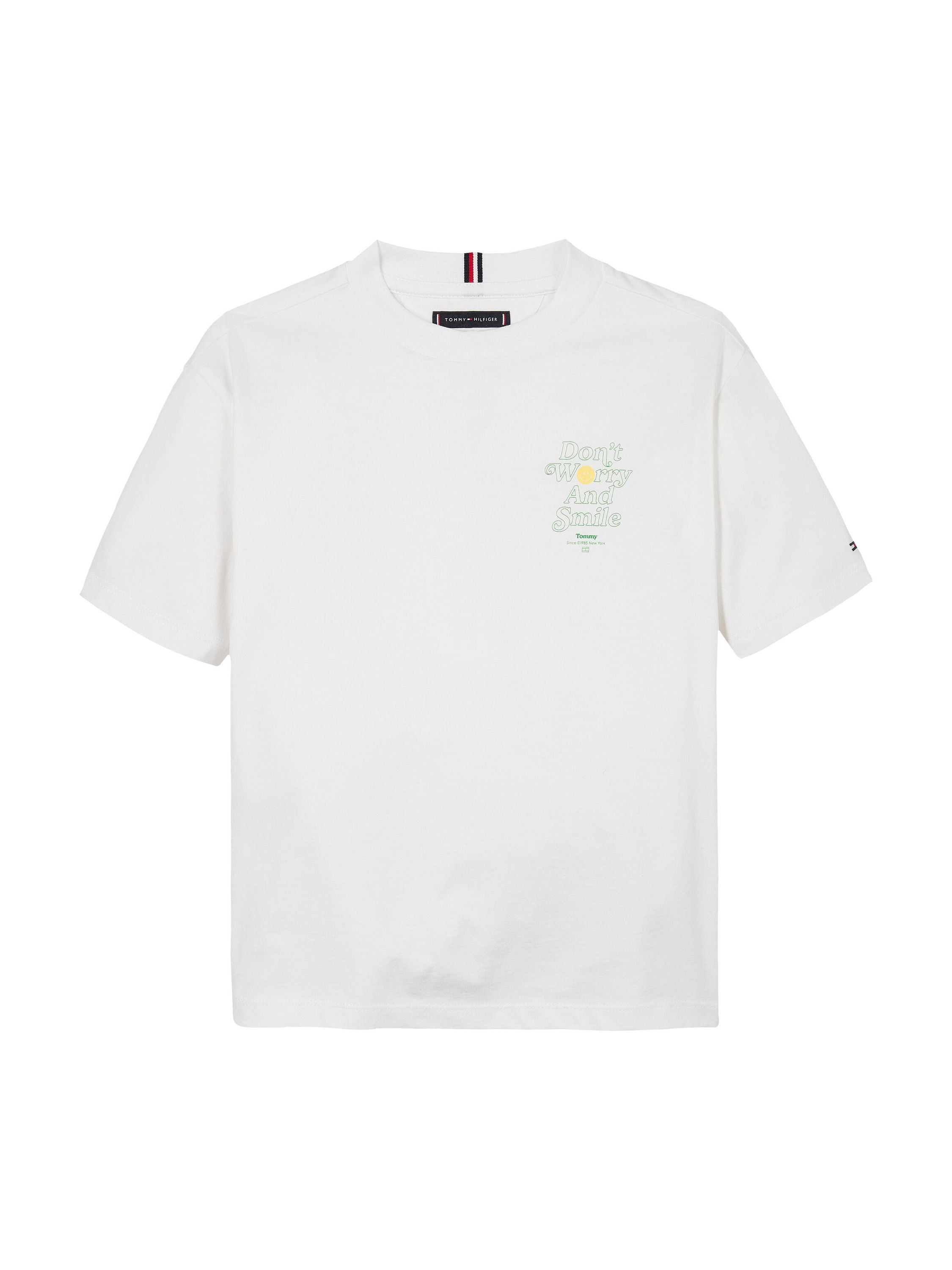 T-Shirt aus Baumwolle - YBR-WHITE - Weiß