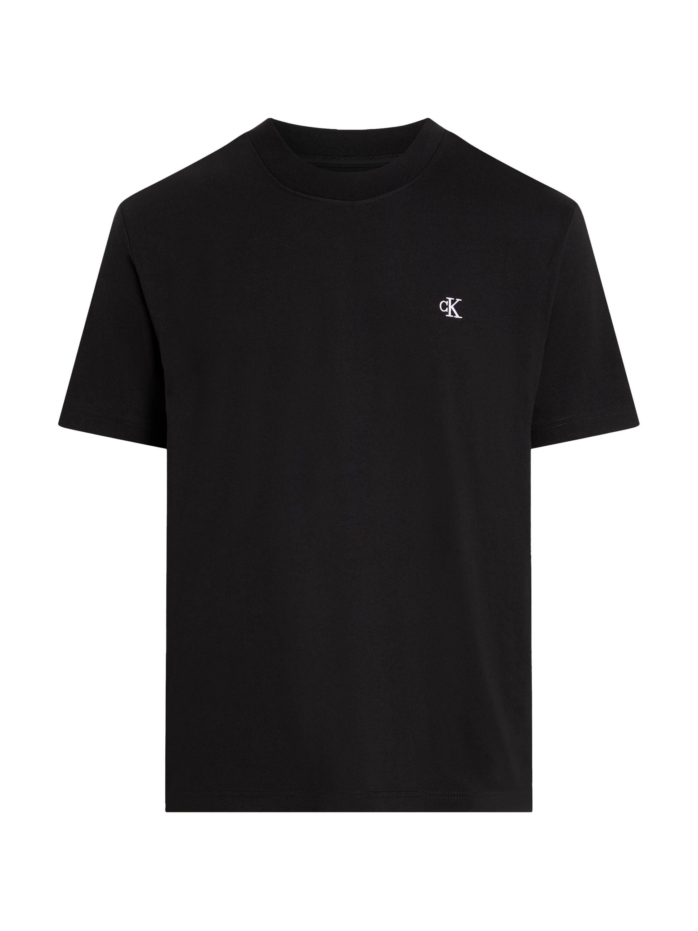 T-Shirt aus Baumwolle - BEH-BLACK - Schwarz