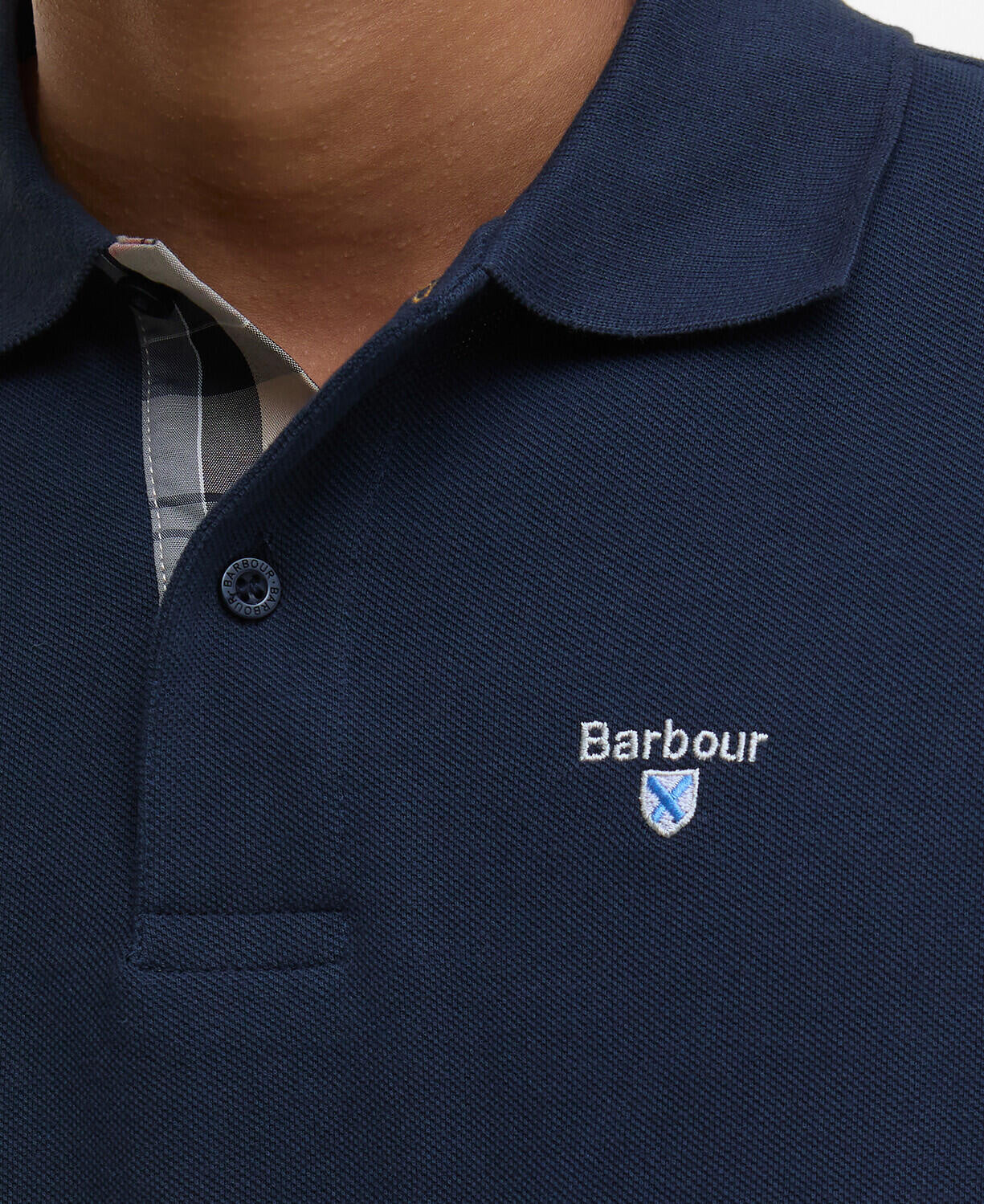 Poloshirt TARTAN PIQUE - NY31-New Nav - Blau