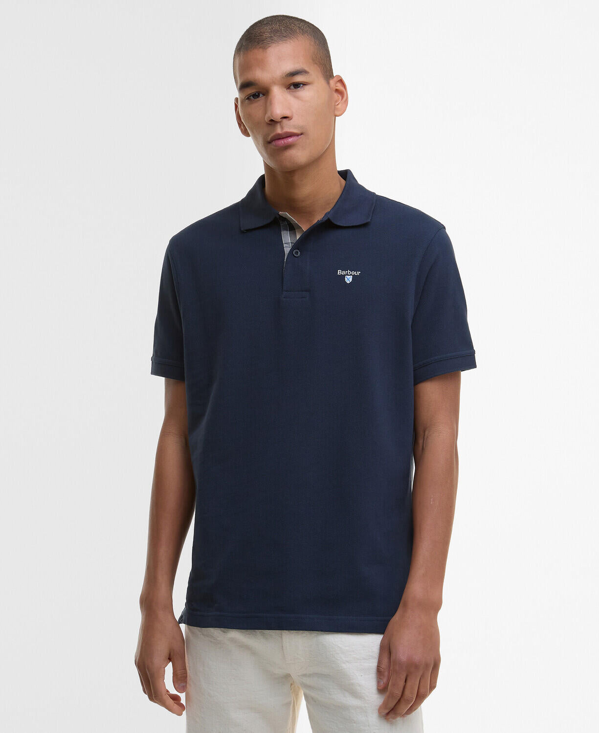 Poloshirt TARTAN PIQUE - NY31-New Nav - Blau