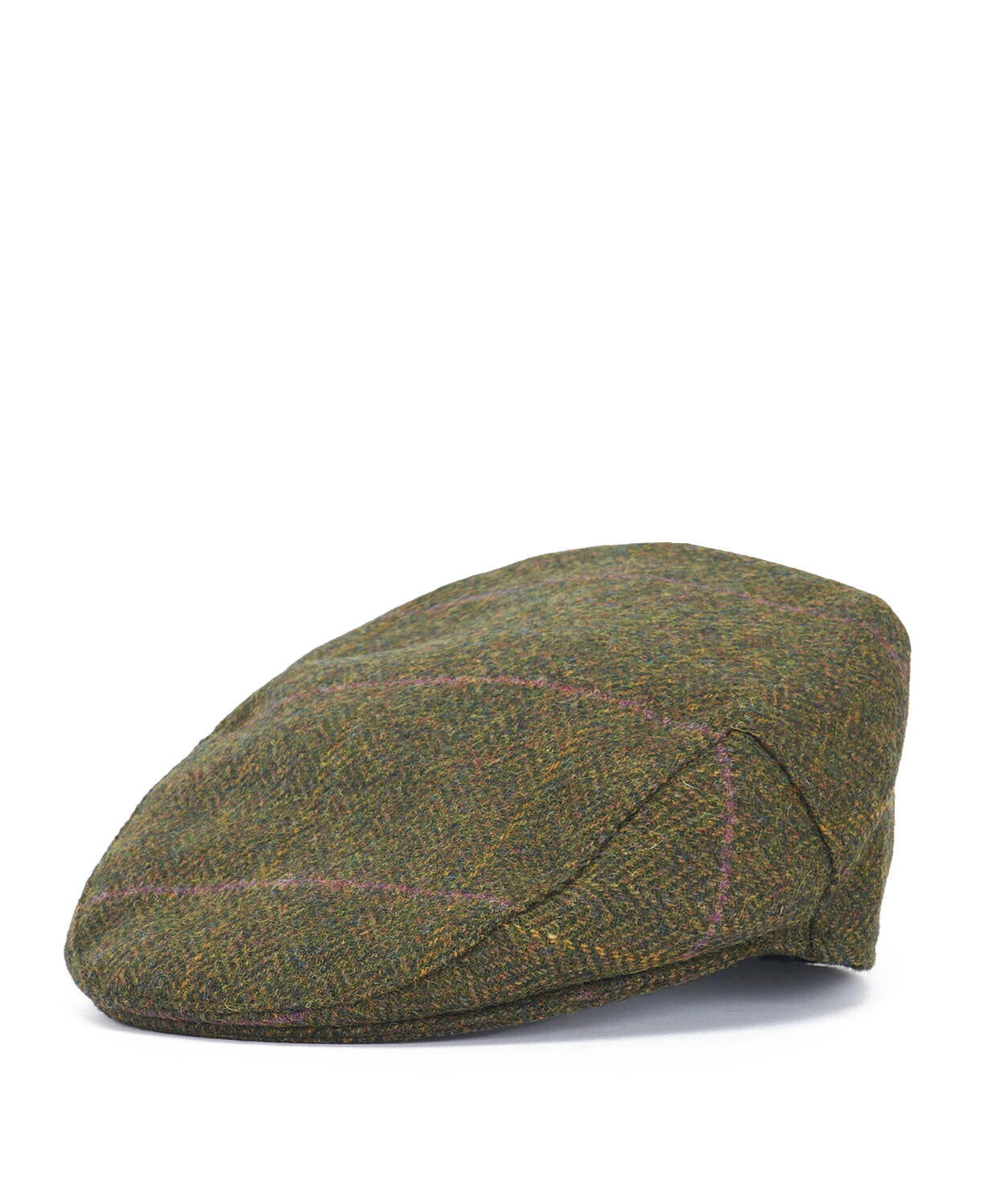 Kappe CRIEFF aus Wolle - OL12-Olive/Purple/Yellow - Grün