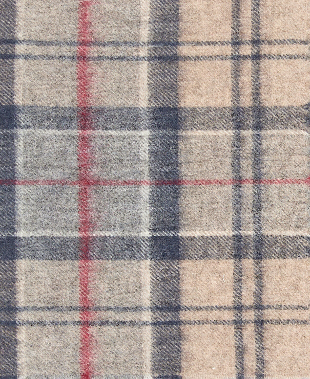 Schal kariert aus Wolle - TN32-Dress - Grau