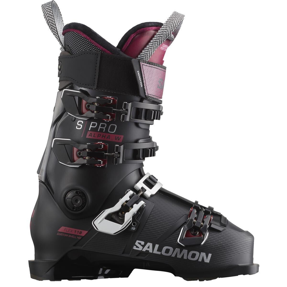 Ski Schuhe Alpha 110 - 000-Black/Cordovan/Silver - Schwarz