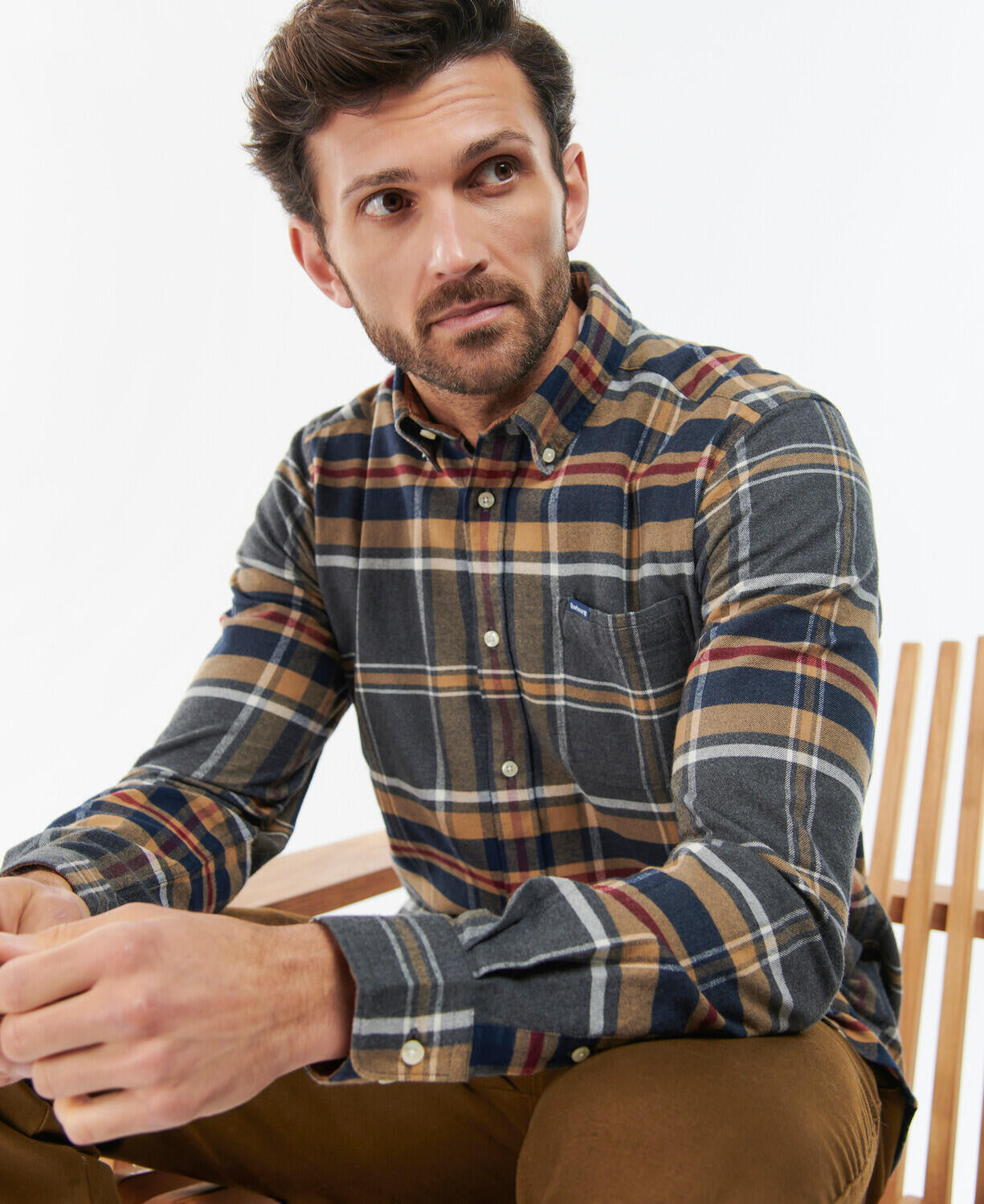 Hemd RONAN Tailored Fit - GY52-Grey Ma - Grau