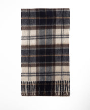 Schal kariert aus Wolle - TN63-Autumn - Braun