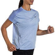 Lauf T-Shirt - 405-Lt Lavender/Blue Lavender - Schwarz